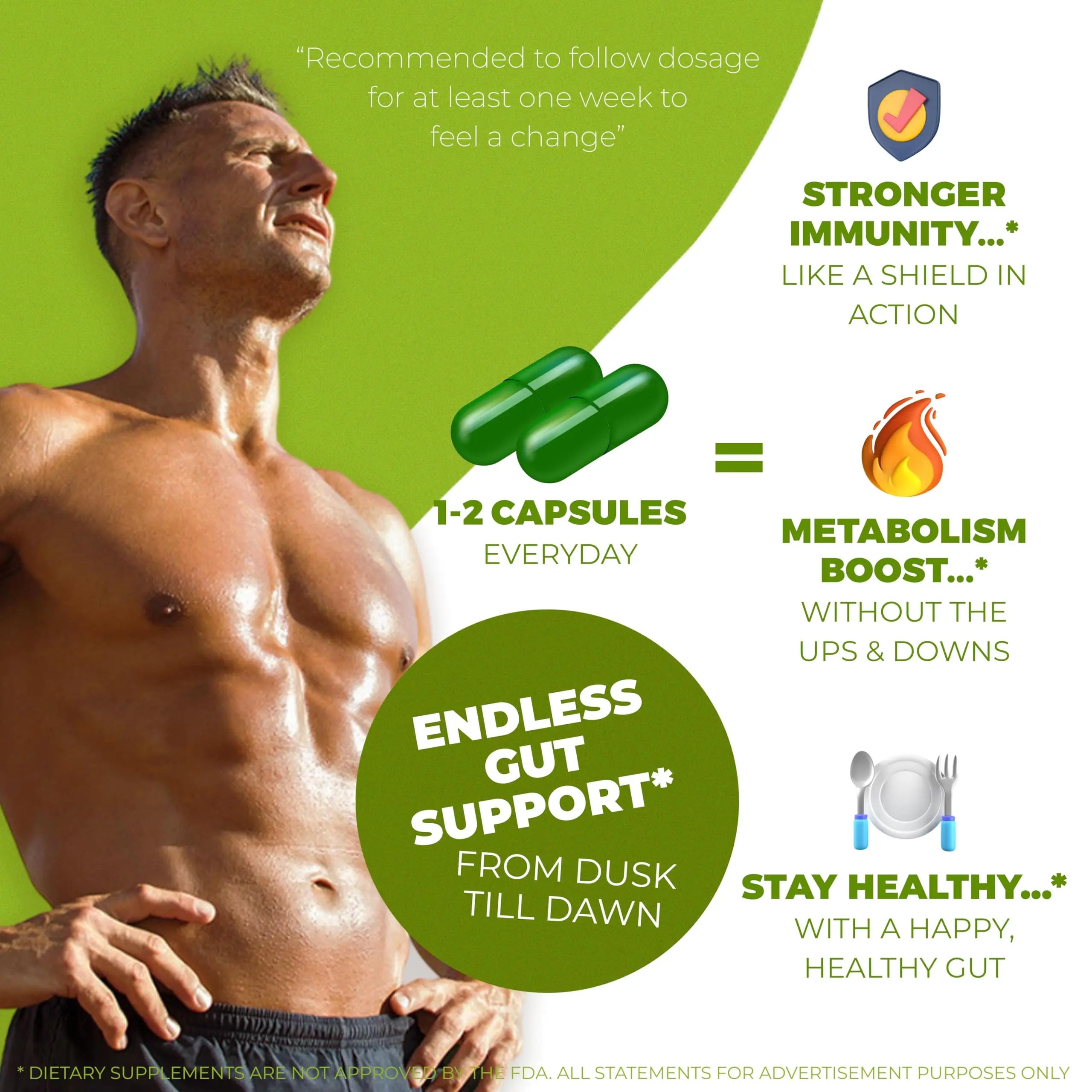 Stemox Gut Energy – Natural Energy & Metabolism Support Supplement with Biotin, Chromium, Alpha Lipoic Acid & Organic Herbal Extracts – Blood Sugar & Gut Health Support – 60 Vegan Capsules Stemoxnz supplements