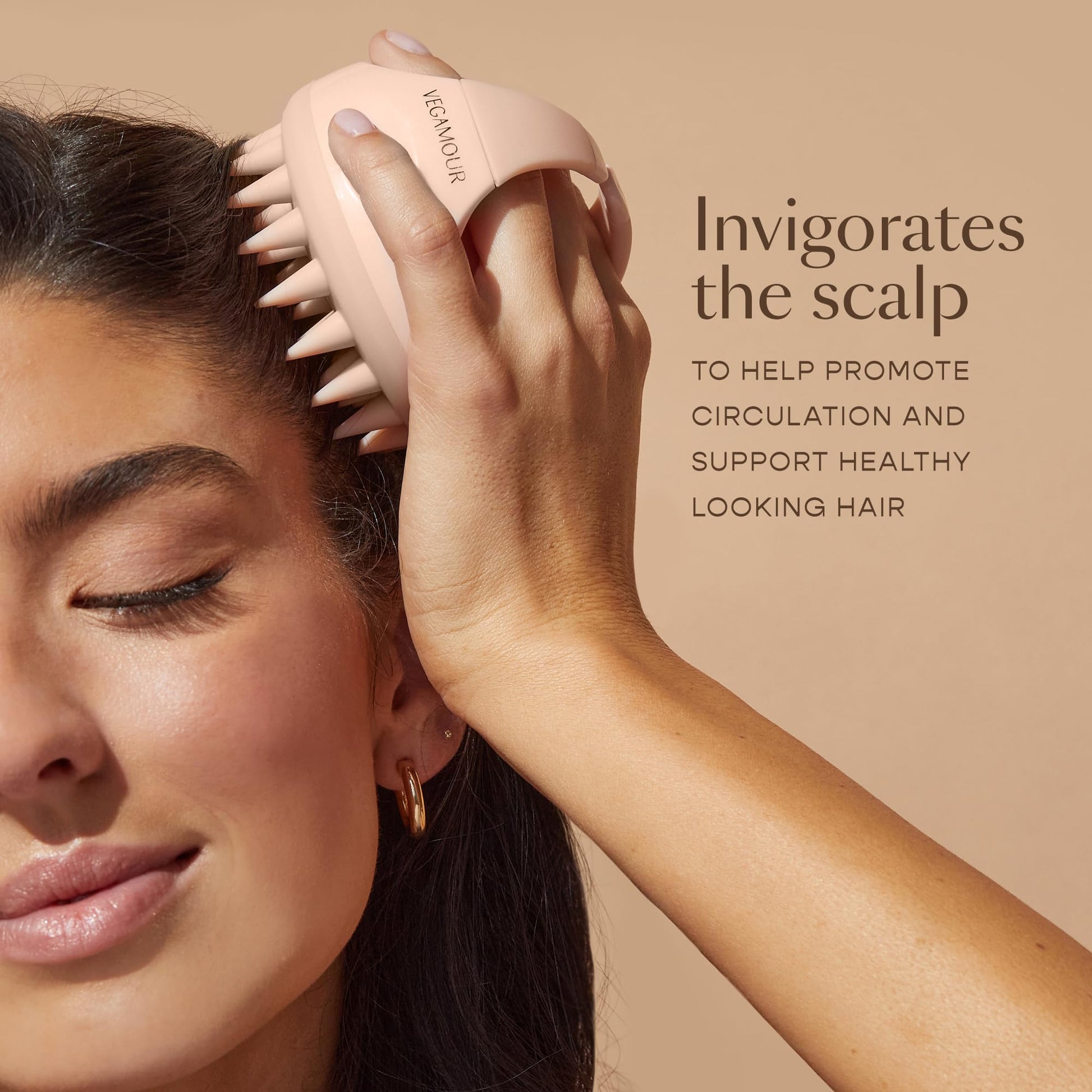 VEGAMOUR GRO Revitalizing Scalp Massager - for All Hair Types and Textures - 1 Count VEGAMOURAu supplements