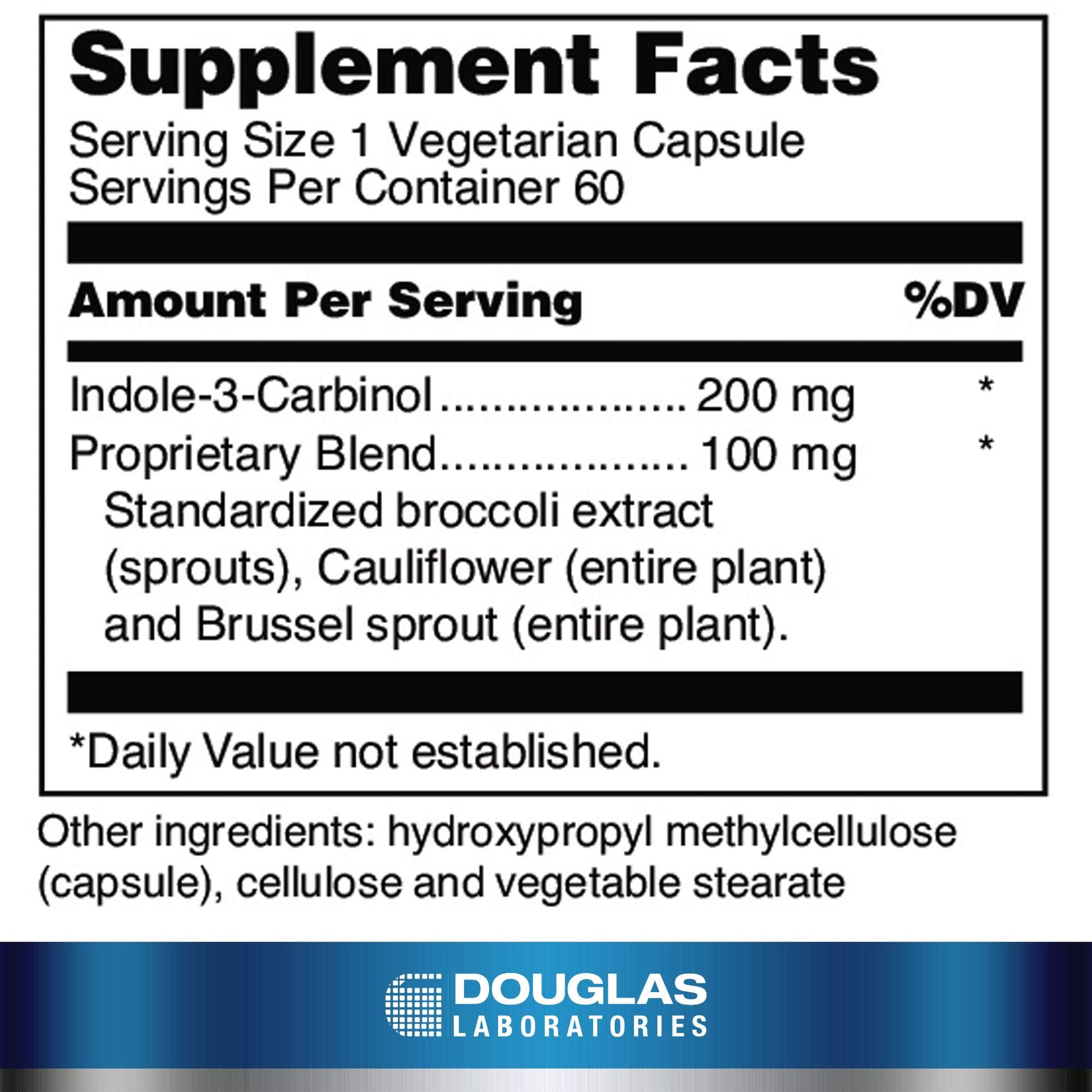 Douglas Laboratories Ultra I-3-C | Indole-3-Carbinol is a Proprietary Blend of Cruciferous Vegetables | 60 Capsules Douglas LaboratoriesAu supplements