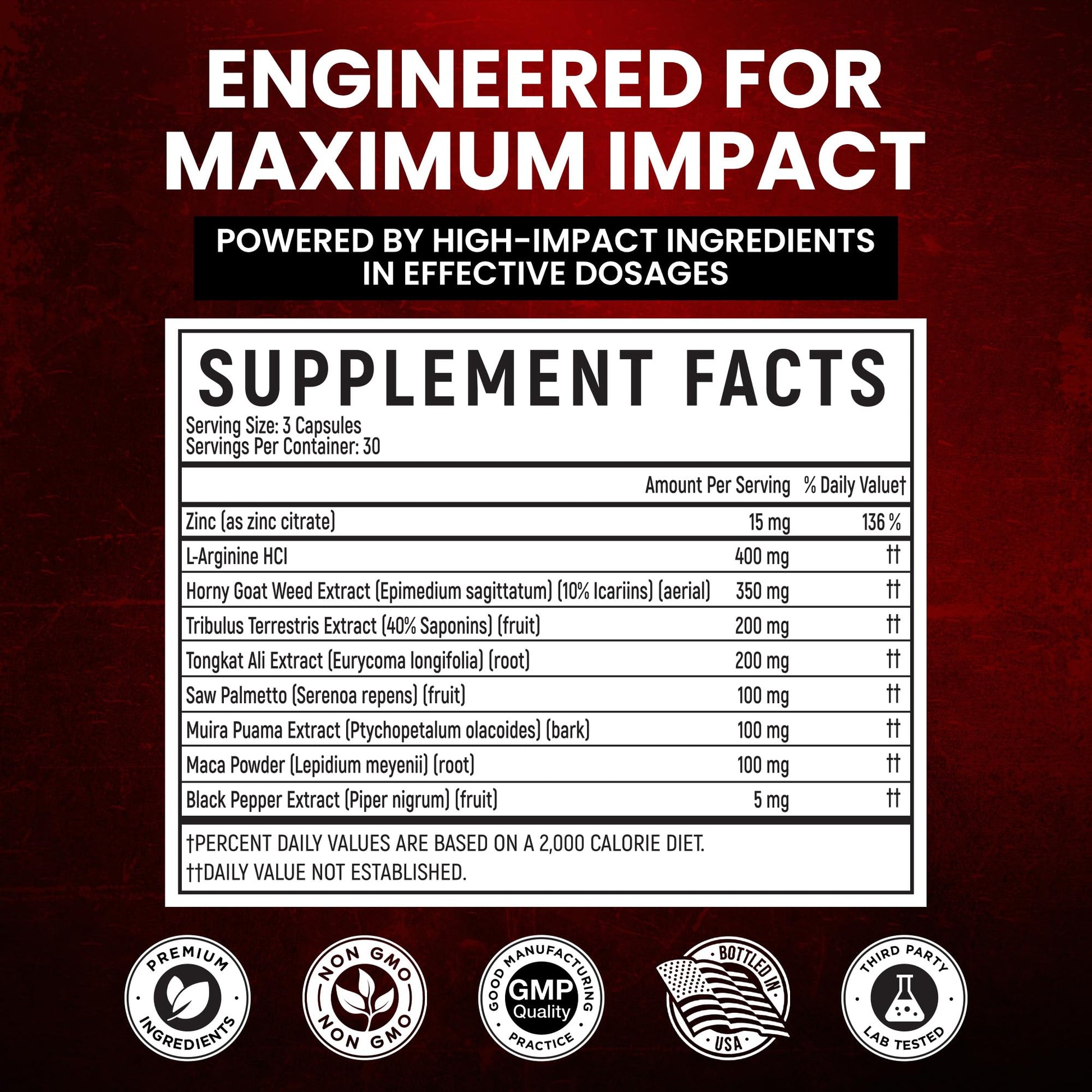 Premium Male Enhancement | Rapid Acting Blood Flow Support | Bigger, Rock Hard, Longer | 9 in 1 Intimacy Complex to Restore Confidence, California Manufactured, 3rd Party Tested – 90 Caps PRIME MAXIMIZERSAu supplements