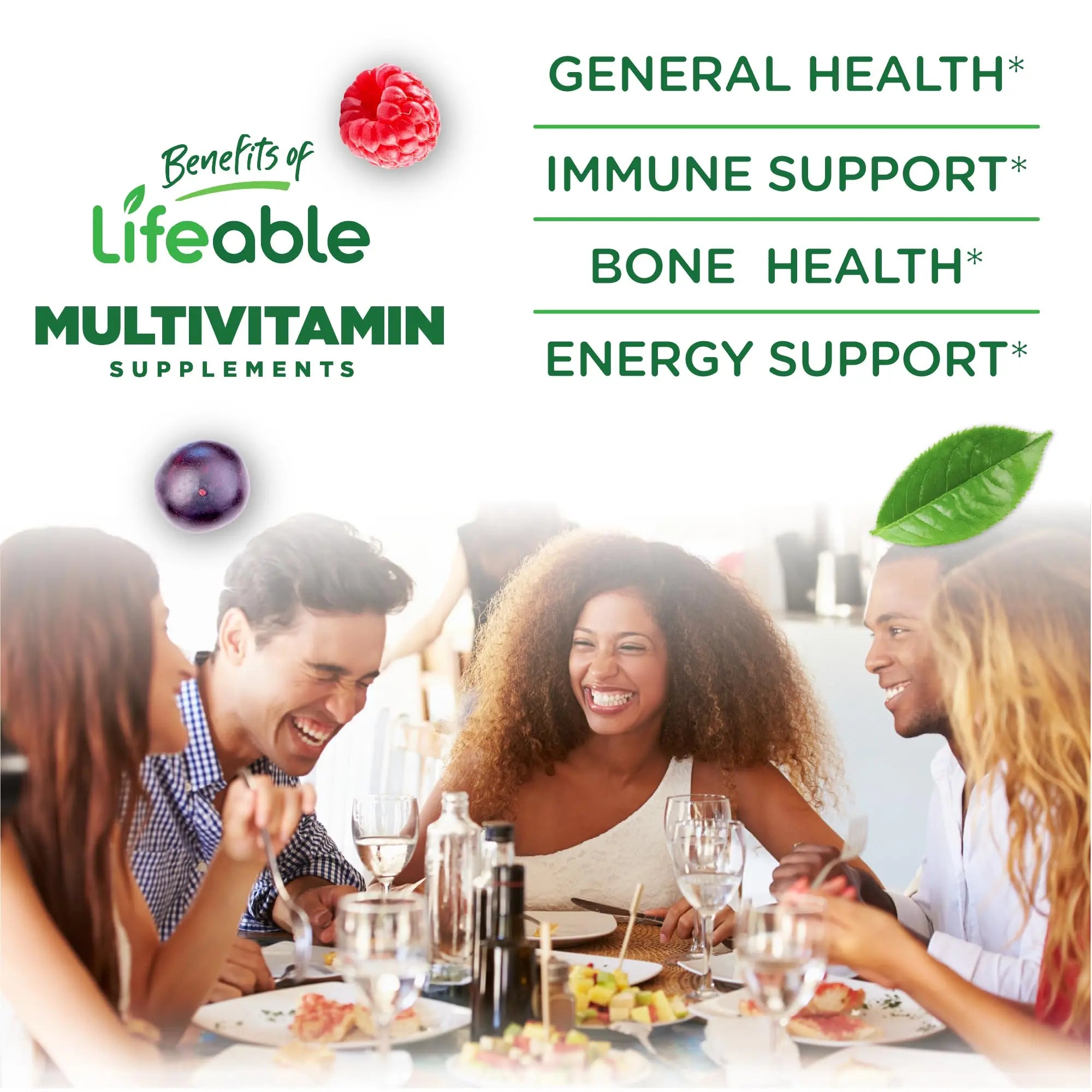 Lifeable Sugar Free Multivitamin for Men Gummies | with Iron and 18 Essential Vitamins and Minerals | Sugar Free Vitamins | 90 Gummies LifeableAu supplements