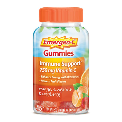 Emergen-C 750mg Vitamin C Gummies for Adults, Immunity Gummies with B Vitamins Emergen-CUS supplements