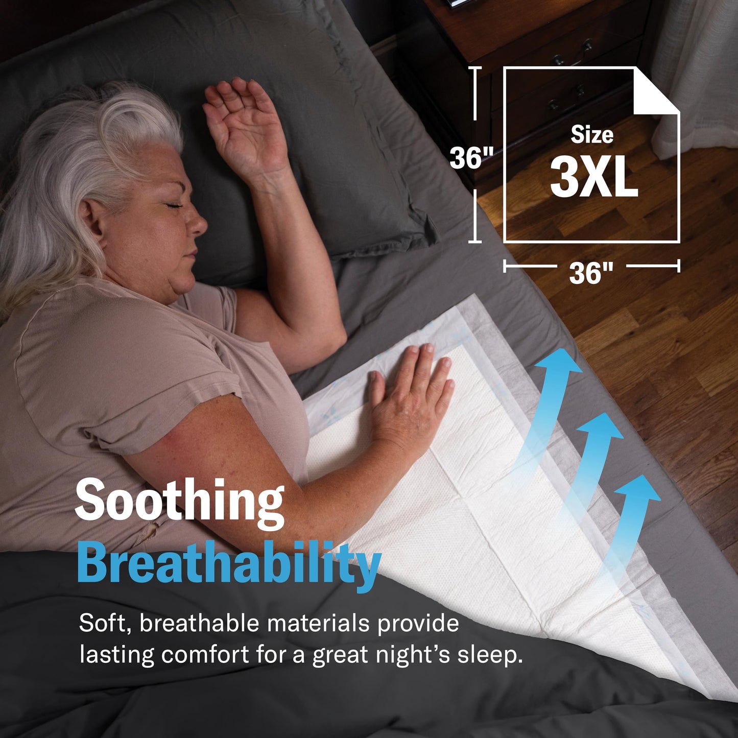 Chucks MAX Hospital Bed Pads Disposable Adult 36 x 36 Breathable Stack ManUS supplements