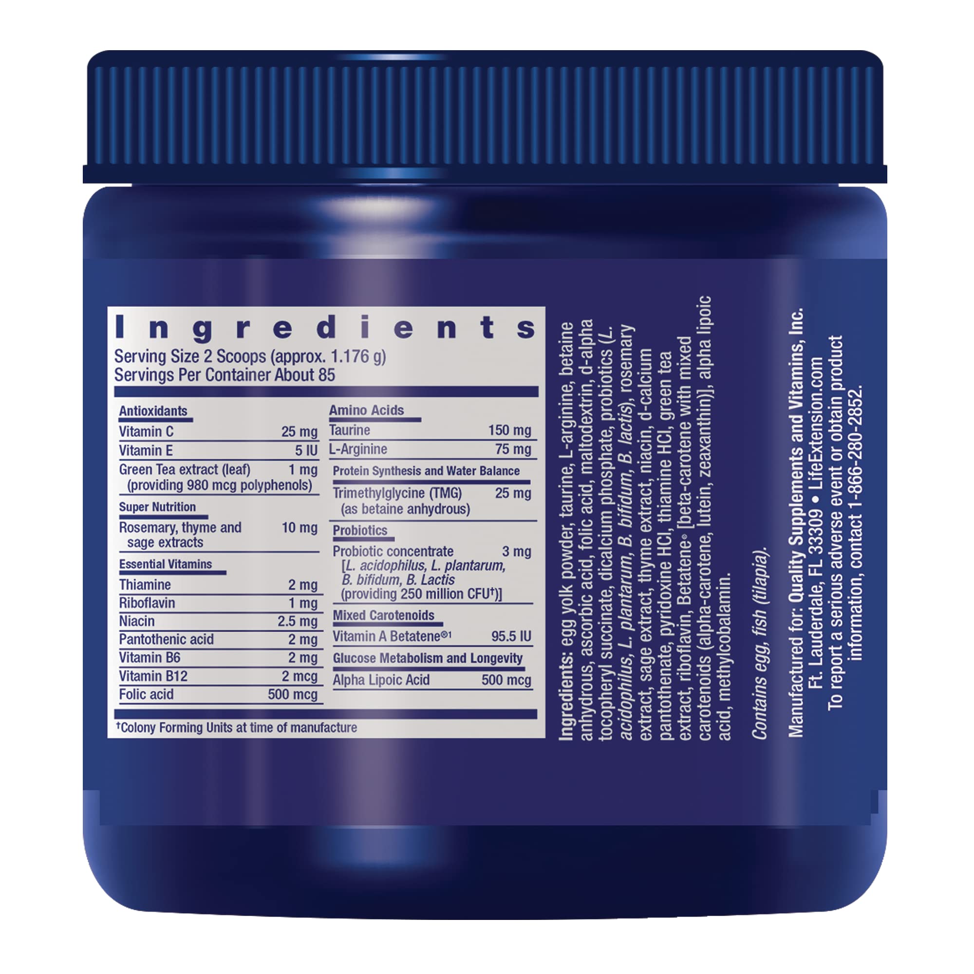 Life Extension Cat Mix – For Heart, Kidney & Pancreatic Function + Gut Health Life ExtensionUS supplements
