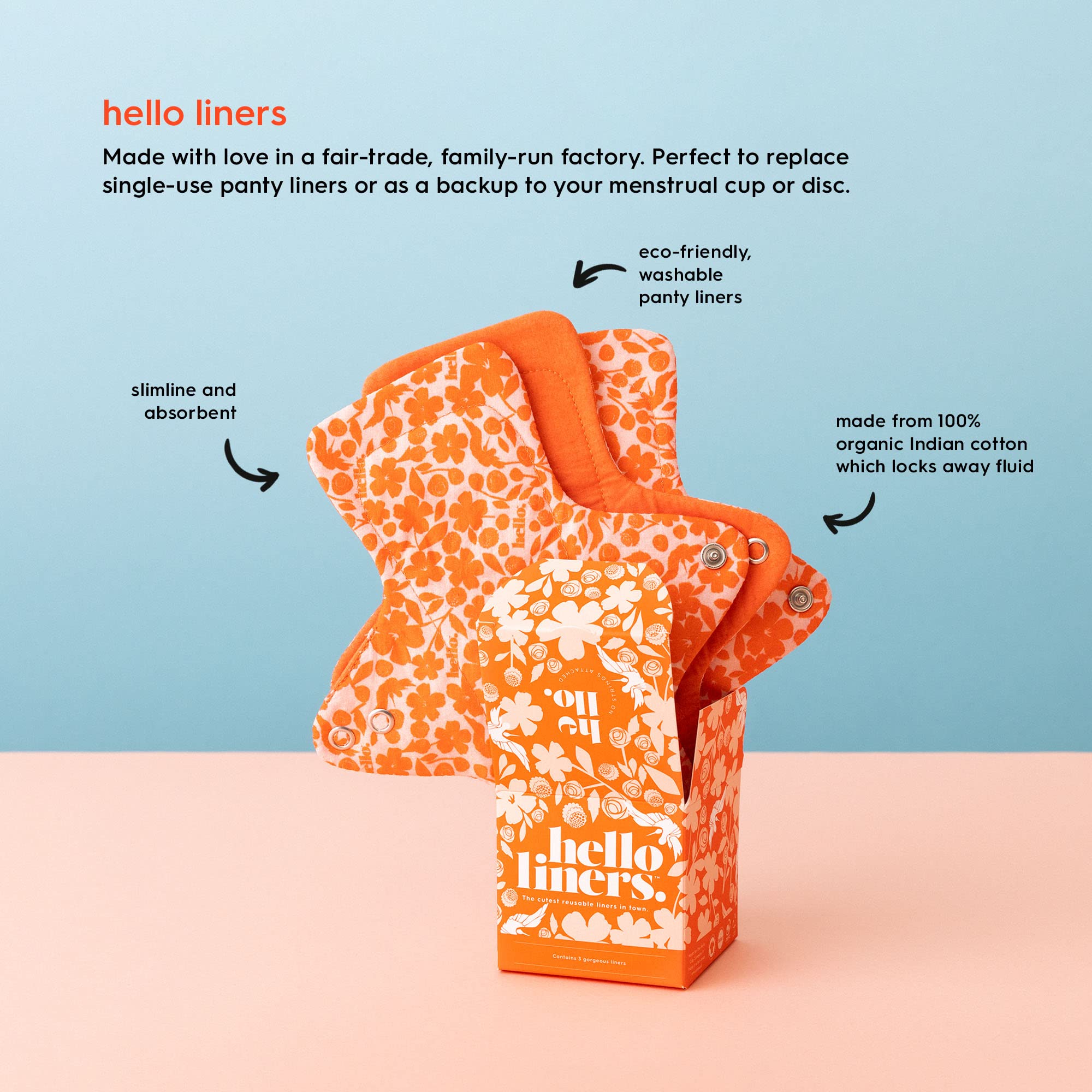 The Hello Starter Pack (Double Box XS/SM + 3-Pack Liners + Spray) 1 ea THE HELLO CUPAu supplements