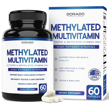 Methylated Multivitamin (Methylated and Activated Vitamins Only - Methylated B Complex with Trimethylglycine (TMG) and Methylfolate) DORADO NUTRITIONAu supplements