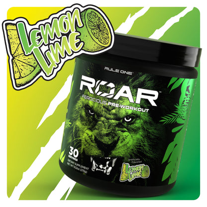 Rule 1 R1 Roar, Lemon Lime - 9.52 oz - Pre-Workout Powder - with Creatine, Beta-Alanine Rule 1 ProteinsUS supplements