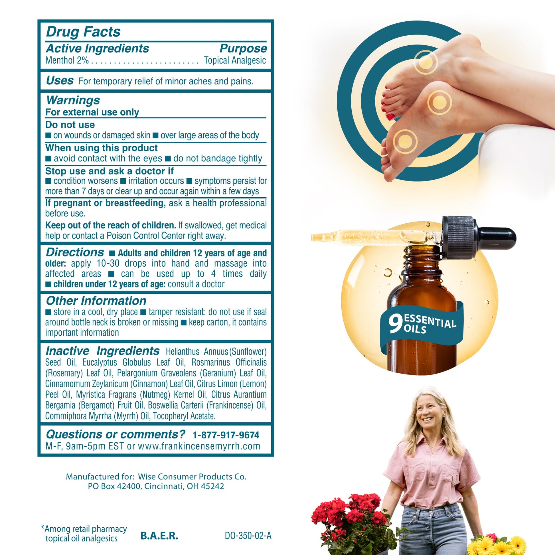FRANKINCENSE & MYRRH Foot Pain Relief Rubbing Oil, Neuropathy Pain Relief for feet, Frankincense Essential Oil, Diabetic Lotion & Cream, Nerve, Neuropathy, Maximum Strength – 2 Pack FRANKINCENSE & MYRRHAu supplements