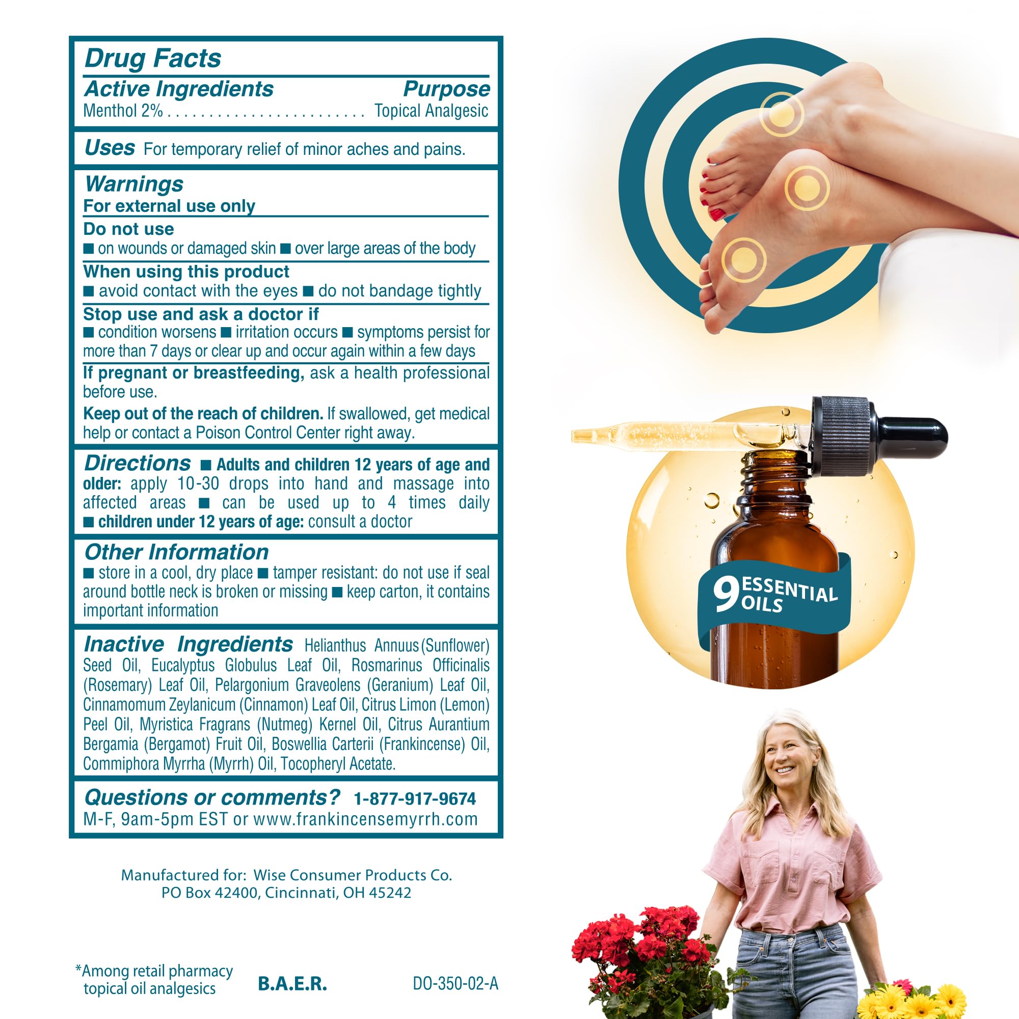 FRANKINCENSE & MYRRH Foot Pain Relief Rubbing Oil, Neuropathy Pain Relief for feet, Frankincense Essential Oil, Diabetic Lotion & Cream, Nerve, Neuropathy, Maximum Strength – 2 Pack FRANKINCENSE & MYRRHAu supplements
