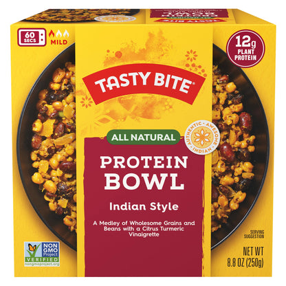 TASTY BITE Indian Protein Bowl, 8.8 Ounce, Pack of 6, Ready to Eat, Microwaveable TASTY BITEUS supplements