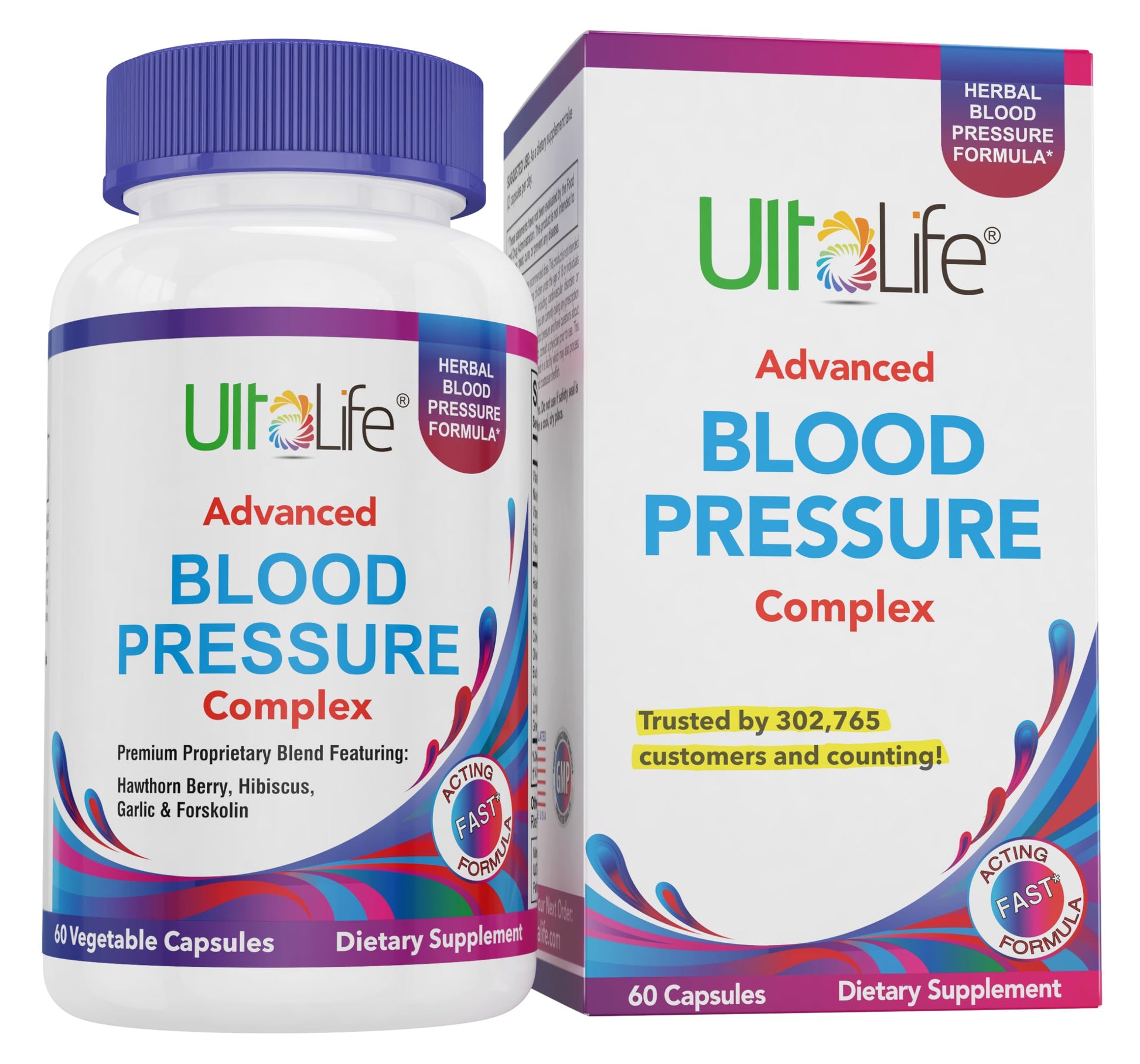 ULTALIFE Blood Pressure Supplements - Advanced Blood Pressure Supplement Complex ULTALIFEAu supplements