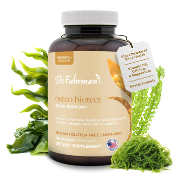 Dr. Fuhrman Osteo Bone Health Supplement | Wholefood Supplement for Women & Men | Vitamin for Bone Density | Organic Vitamin D3, Calcium, Magnesium & K2 | Natural Ingredients | 120 Caps Dr. FuhrmanAu supplements
