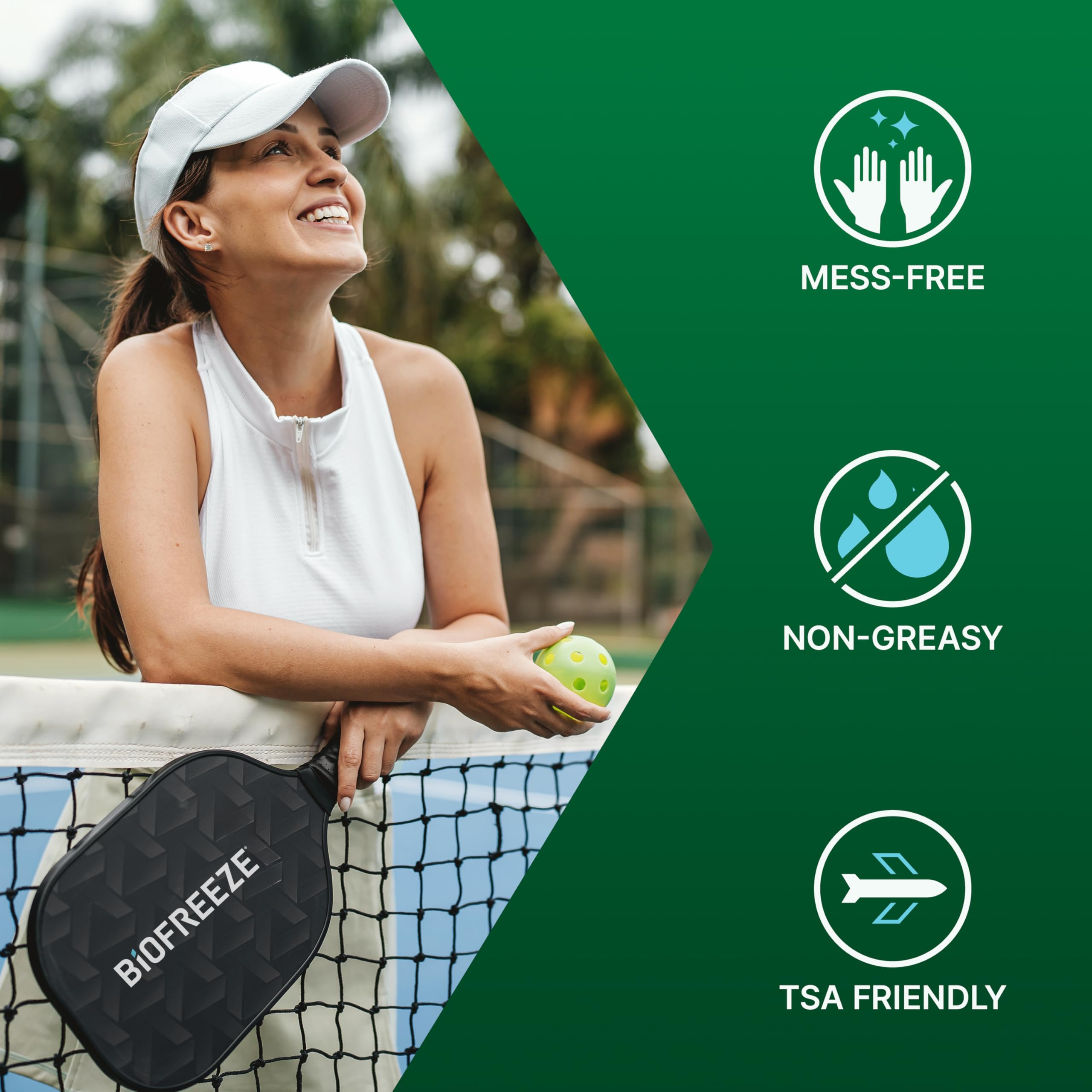 Biofreeze Dry Stick, Mess-Free Relief for Neck, Shoulder, Knee, Hip, Hand & Joint, Cooling Menthol Pain Relief Stick, Up to 100 Uses BiofreezeAu supplements