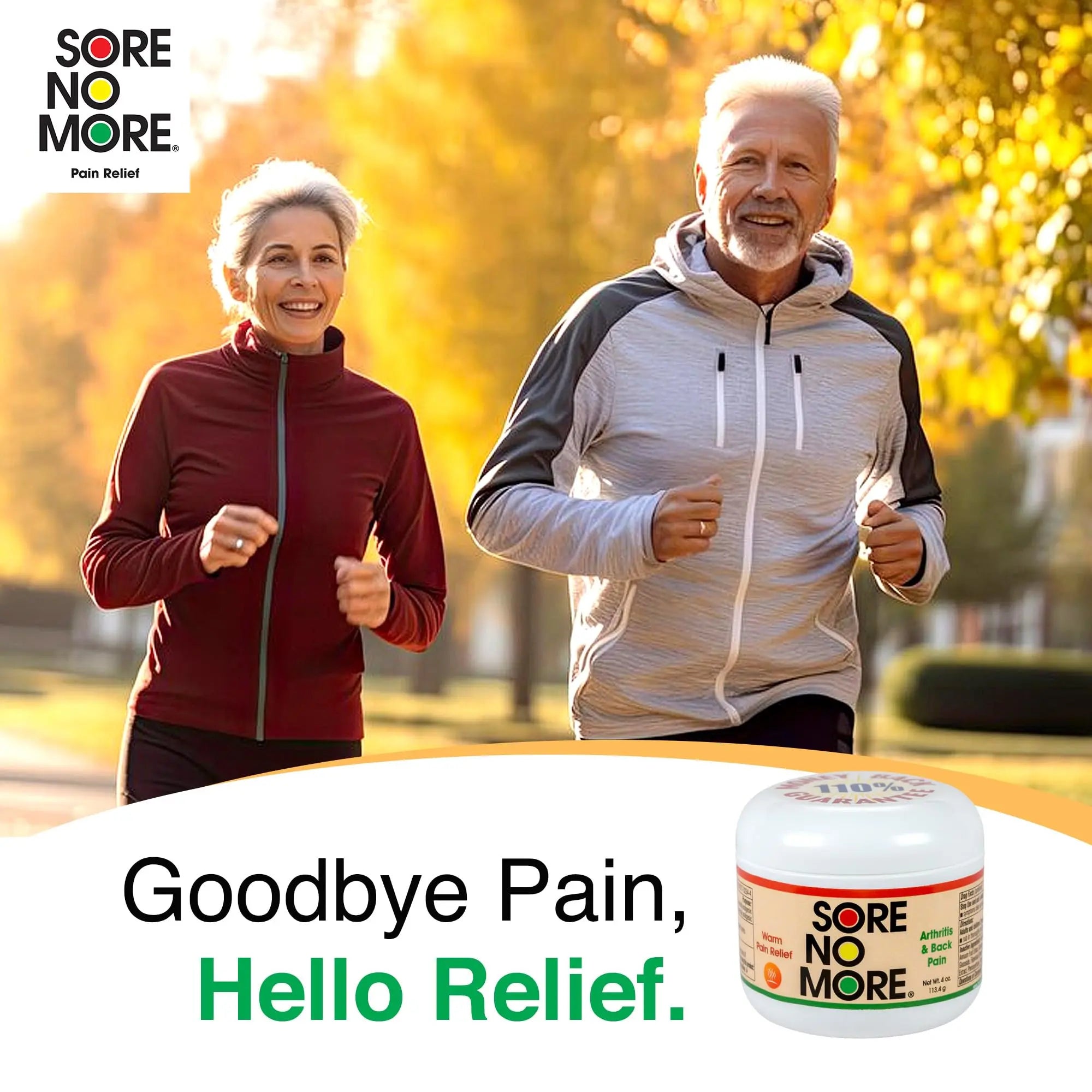 Sore No More Warm Arthritis Pain Relief Cream – Targeted Reliever for Back, Neck, Hands & Feet – Soothing & Fast-Acting Formula for Aches and Pains – Non-Greasy with Orange Aroma – 4 oz Sore No MoreAu supplements