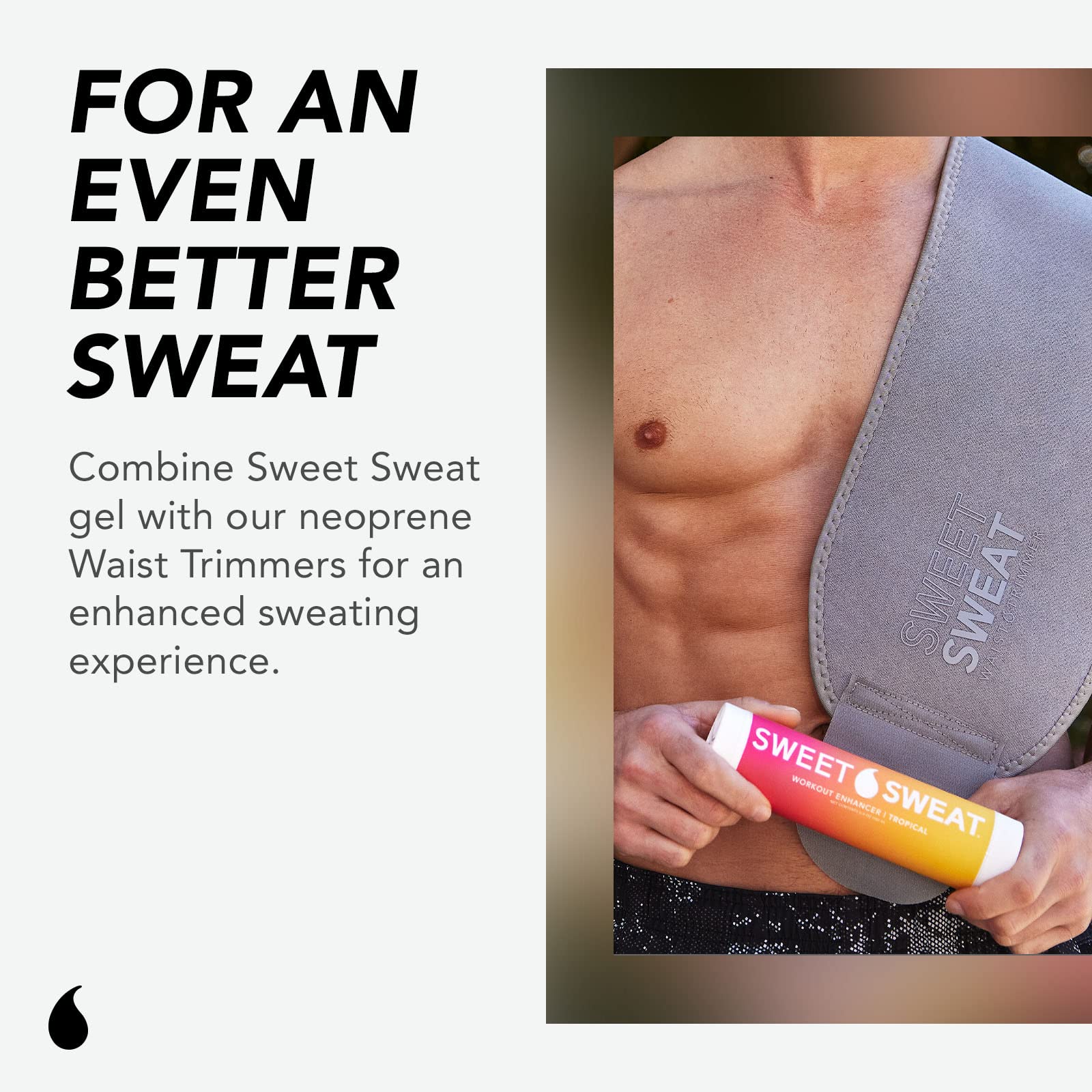 Sweet Sweat Workout Enhancer Roll-On Gel Stick - Sweat Harder and Faster Sports ResearchAu supplements