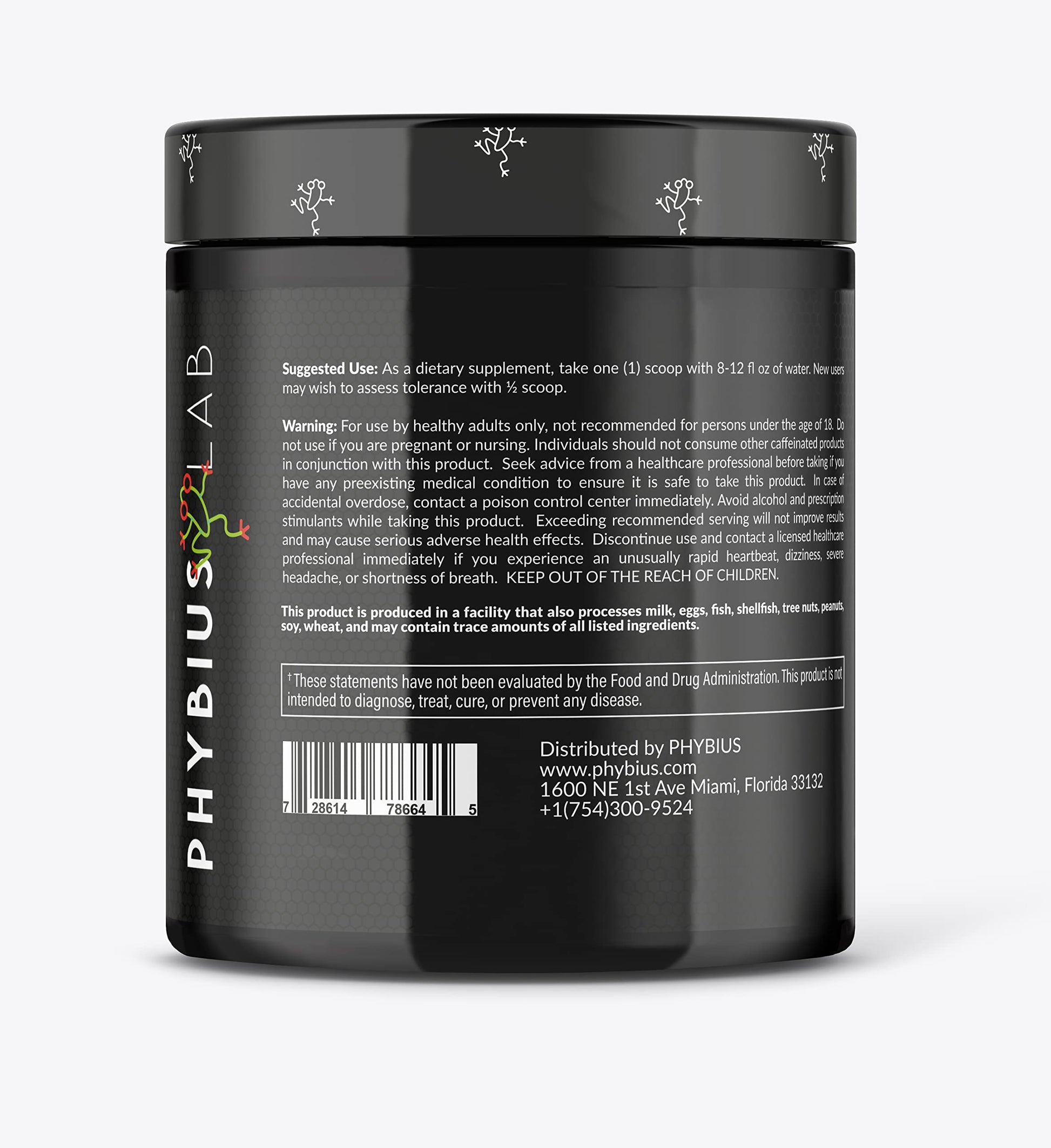 PHYBIUS Lab AM Pre-Workout (Sour Watermelon) Focus, Strength, Powder, 30 Servings PHYBIUS LabAu supplements
