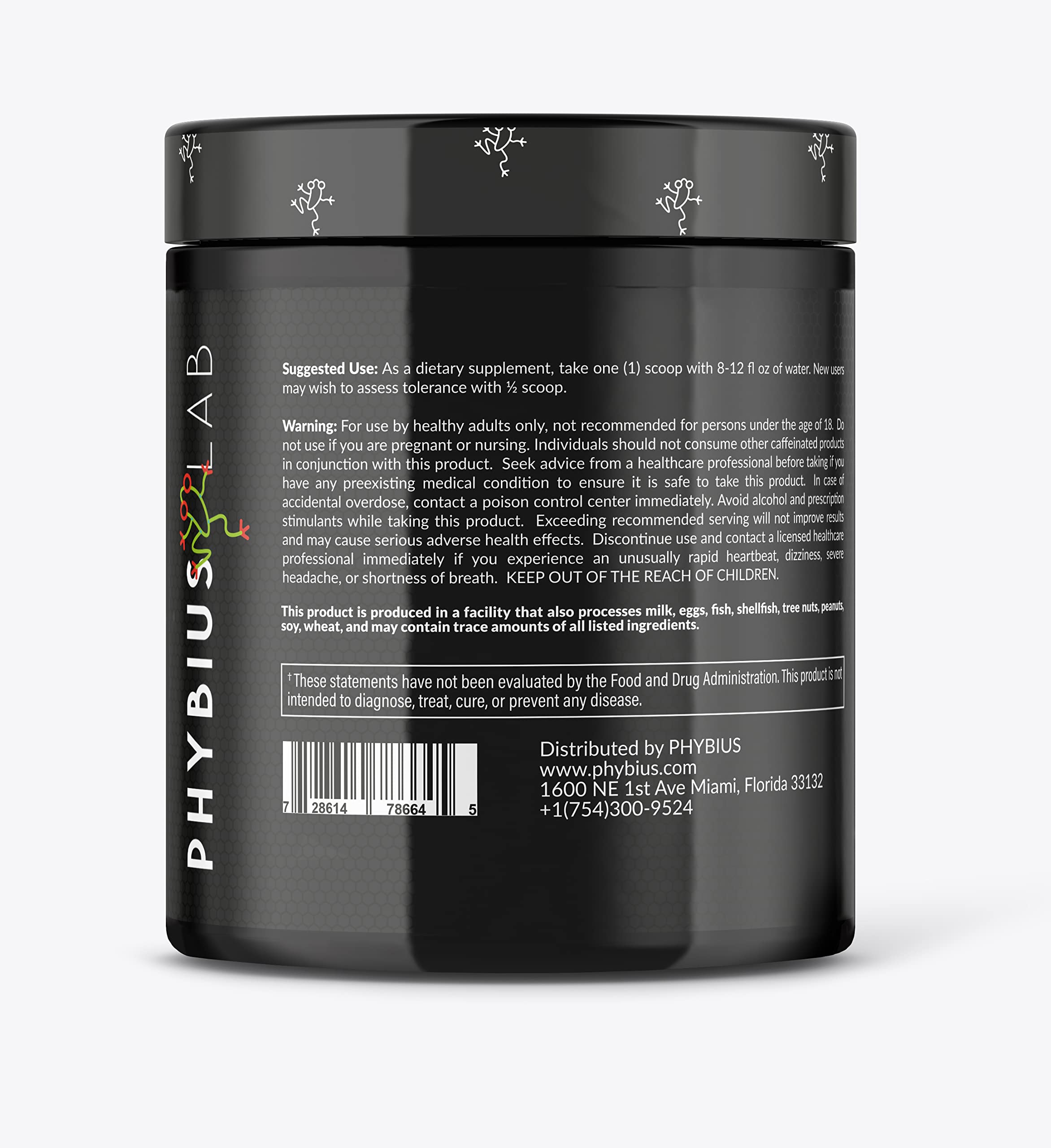 PHYBIUS Lab AM Pre-Workout (Sour Watermelon) Focus, Strength, Powder, 30 Servings PHYBIUS LabAu supplements