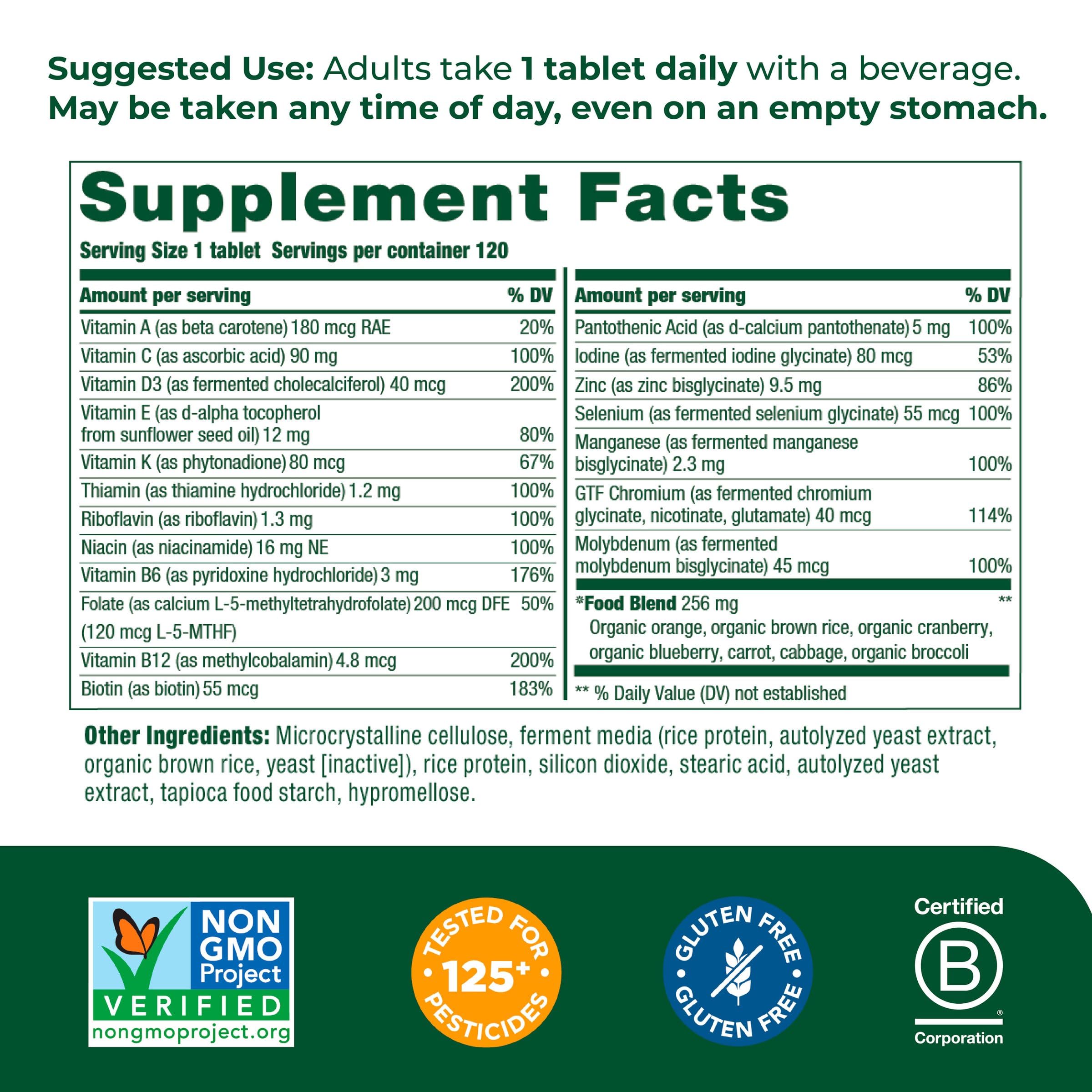 MegaFood Women's 55+ One Daily Multivitamin for Women with Vitamin A, Vitamin C MegaFoodAu supplements