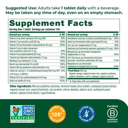 MegaFood Women's 55+ One Daily Multivitamin for Women with Vitamin A, Vitamin C MegaFoodUS supplements