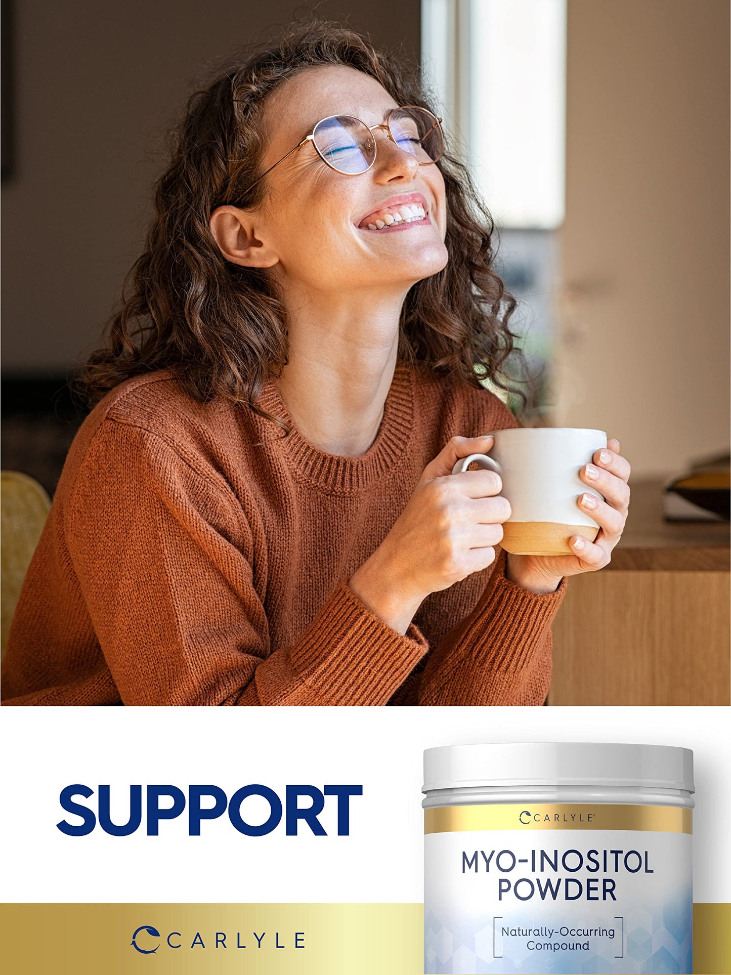 Carlyle Myo-Inositol Powder Supplement | 1.5 lbs | Naturally Occuring Compound CarlyleUS supplements