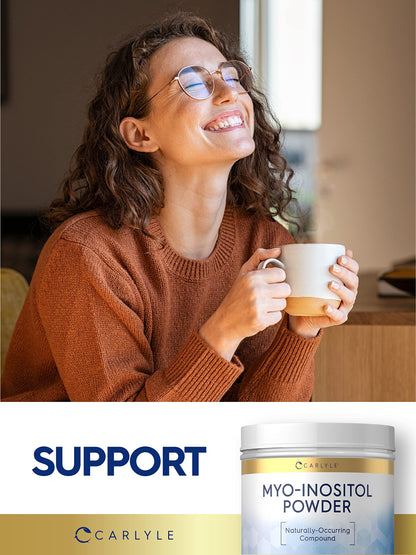 Carlyle Myo-Inositol Powder Supplement | 1.5 lbs | Naturally Occuring Compound CarlyleUS supplements