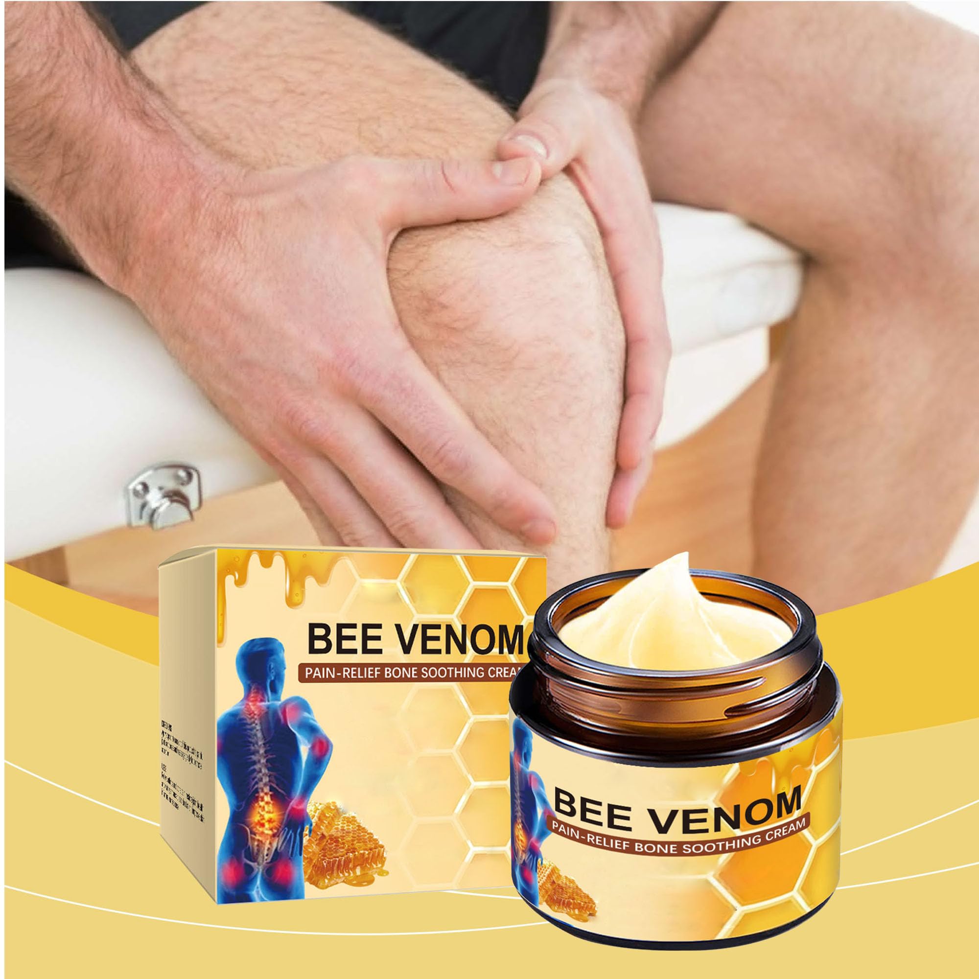 Liwoci Bee Venom Cream-Suitable for Neck, Waist, Back, Hands, Feet and Leg Joint Pain Care LiwociAu supplements