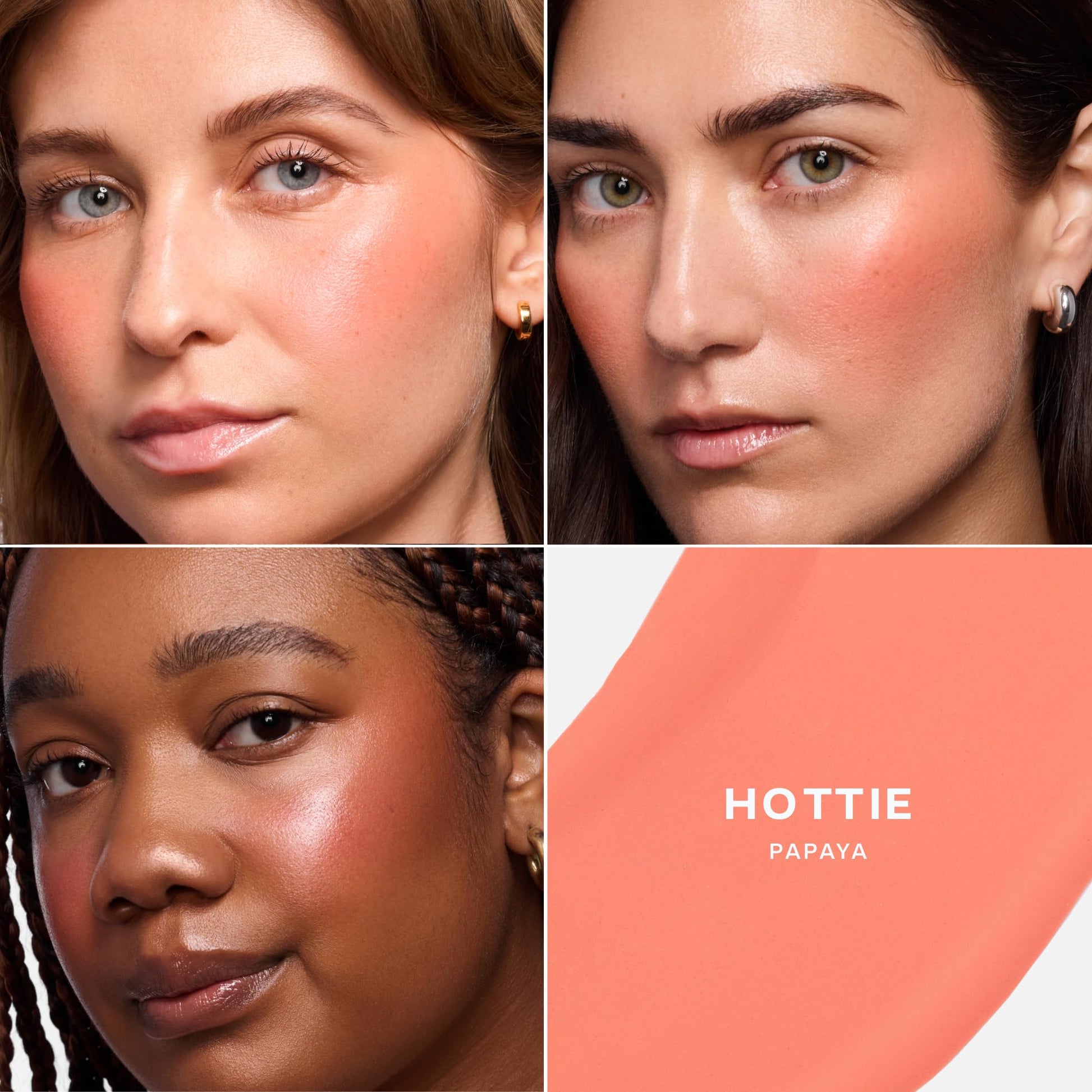 Saie Dewy Glow Duo - Dew Liquid Blush - (.40 oz, Hottie), Glossybounce Lip Gloss-Oil Hybrid (.17 oz, Splash) - Hydrating, Vegan Makeup for Radiant Cheeks & Lips SaieAu supplements