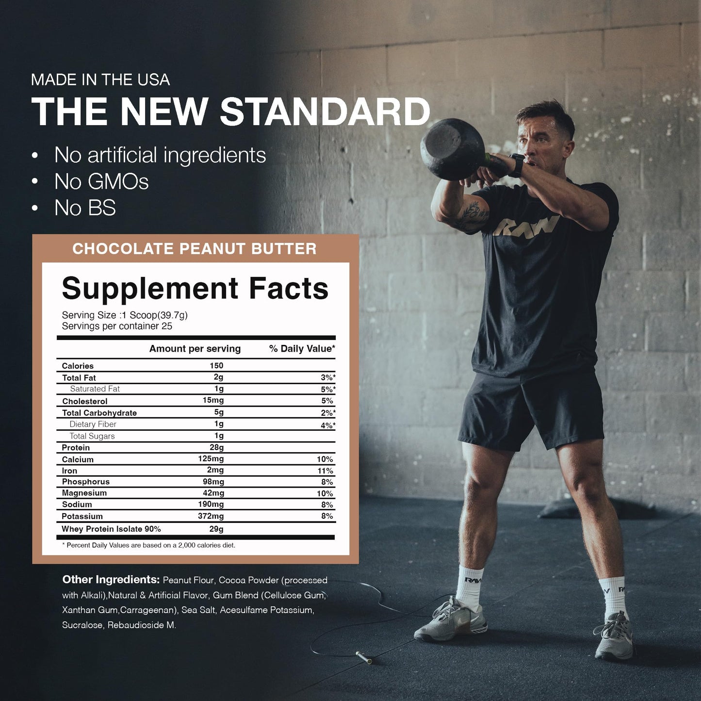 RAW Whey Isolate Protein Powder, Chocolate Peanut Butter (CBUM Itholate) - 100% Grass RAWUS supplements