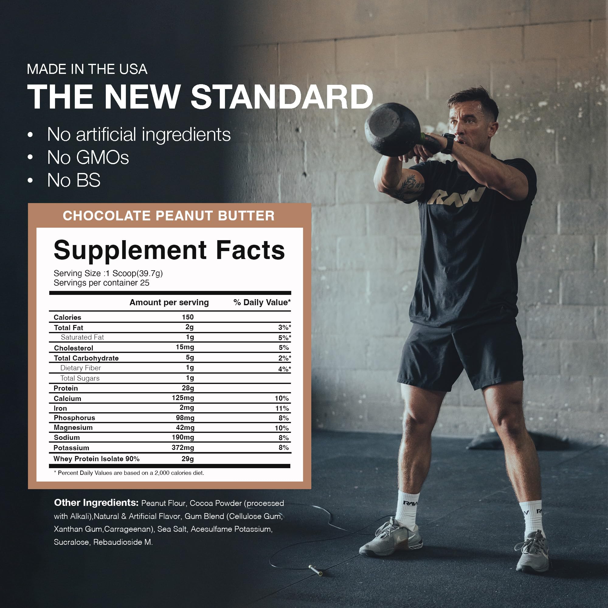 RAW Whey Isolate Protein Powder, Chocolate Peanut Butter (CBUM Itholate) - 100% Grass RAWUS supplements