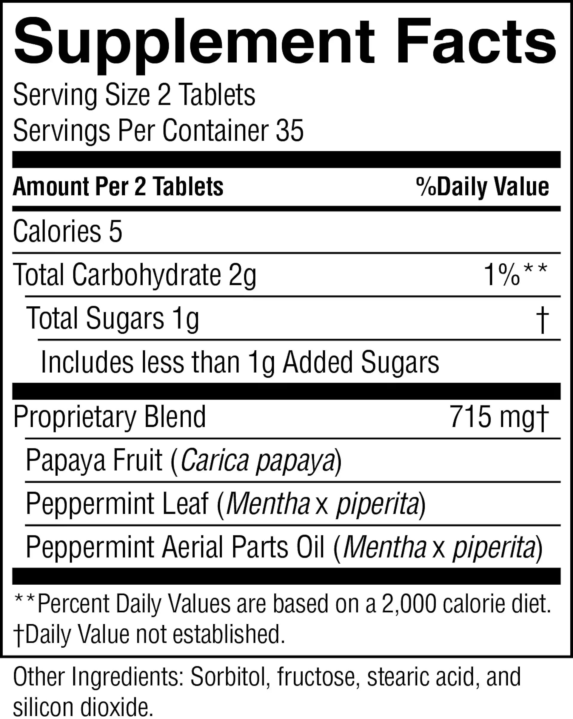 Papaya & Peppermint by Nature's Sunshine Nature's SunshineAu supplements