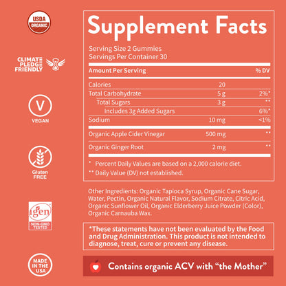 WellPath ACV Gummies with The Mother - USDA Organic, Vegan, Raw Apple Cider Vinegar WellPathUS supplements