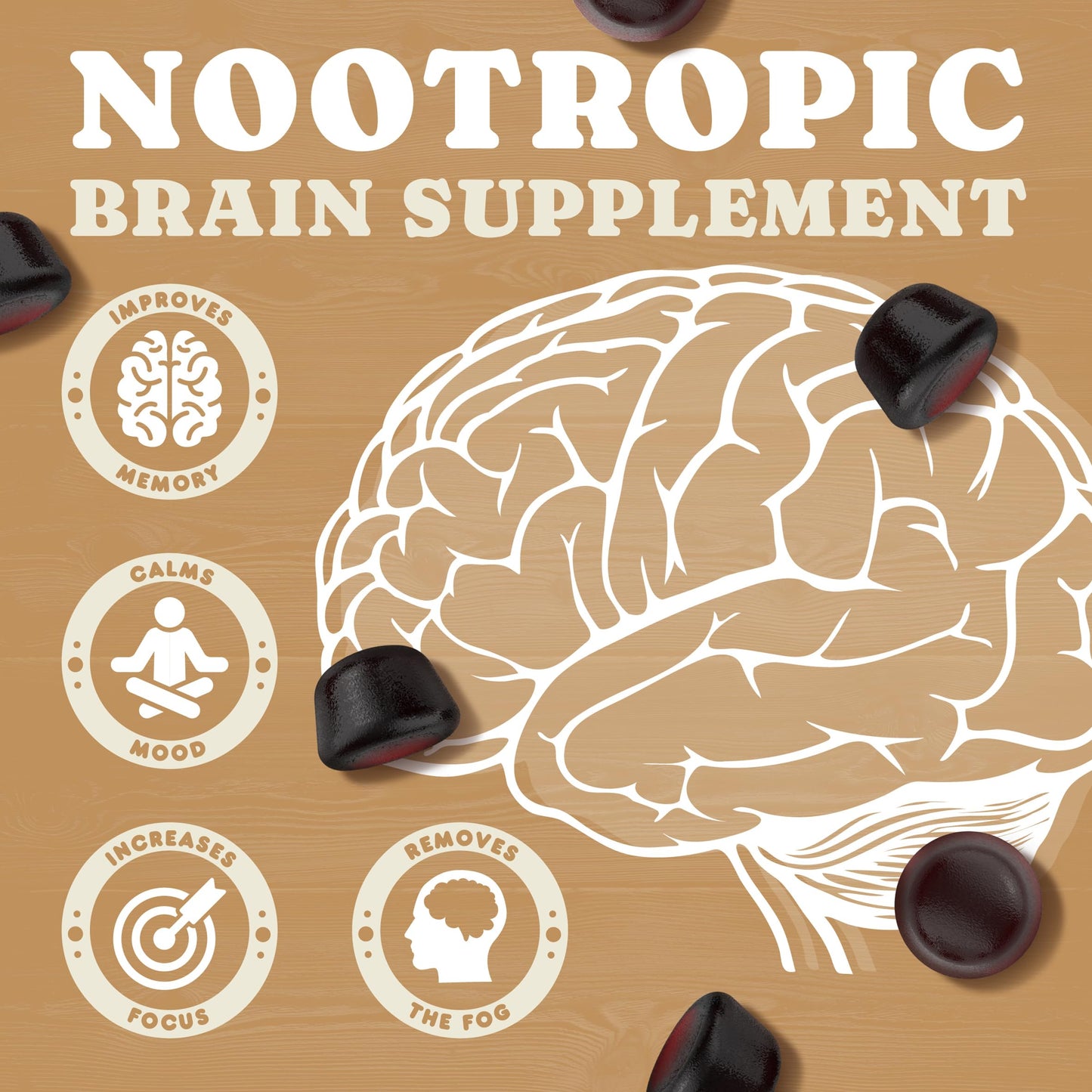 Biolore Mushroom Complex Gummies: 10 Powerful Mushrooms with Chaga, Lions Mane BioloreUS supplements