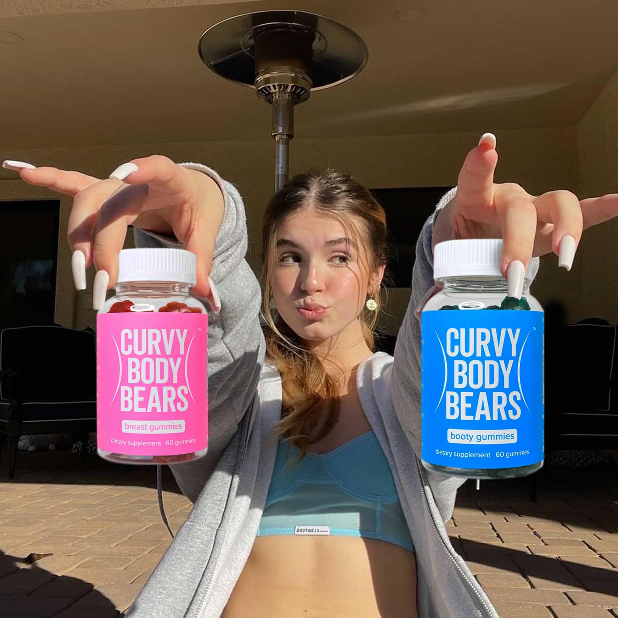 Curvy Body Bears Gummies Combo Pack - Chest and Bum Gummies - Workout Aid Curvy Body BearsUS supplements