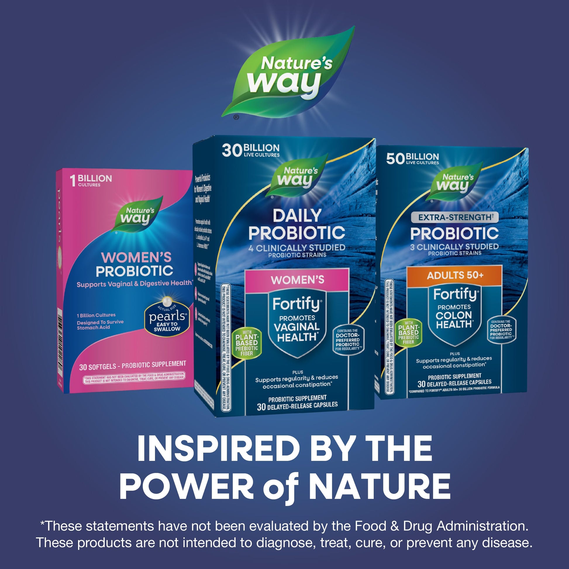 Nature’s Way Fortify Women’s Probiotic, 30 Billion Live Cultures, 11 Strains, Prebiotic, 30 Capsules Nature's WayAu supplements
