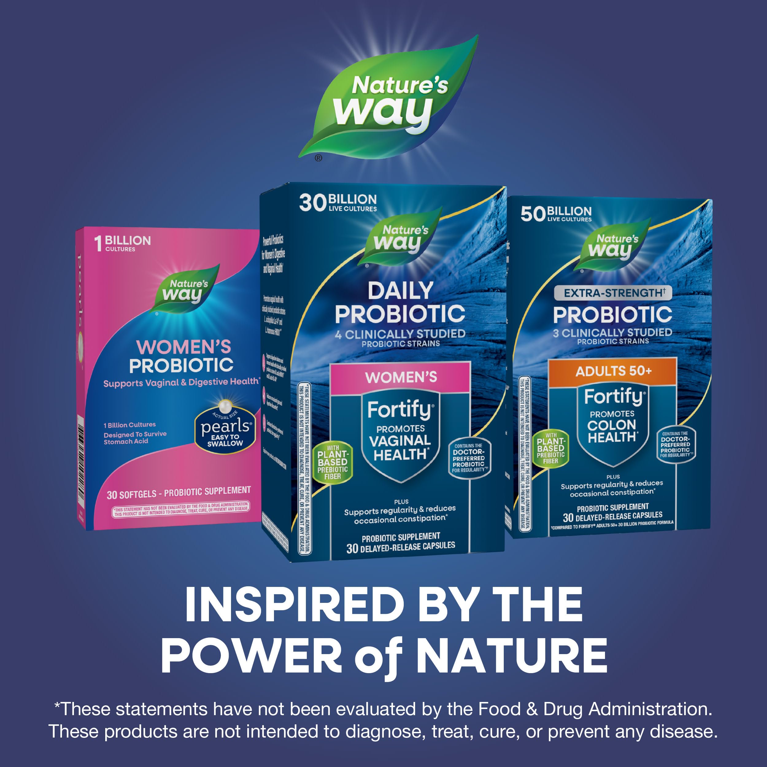 Nature’s Way Fortify Women’s Probiotic, 30 Billion Live Cultures, 11 Strains, Prebiotic, 30 Capsules Nature's WayAu supplements