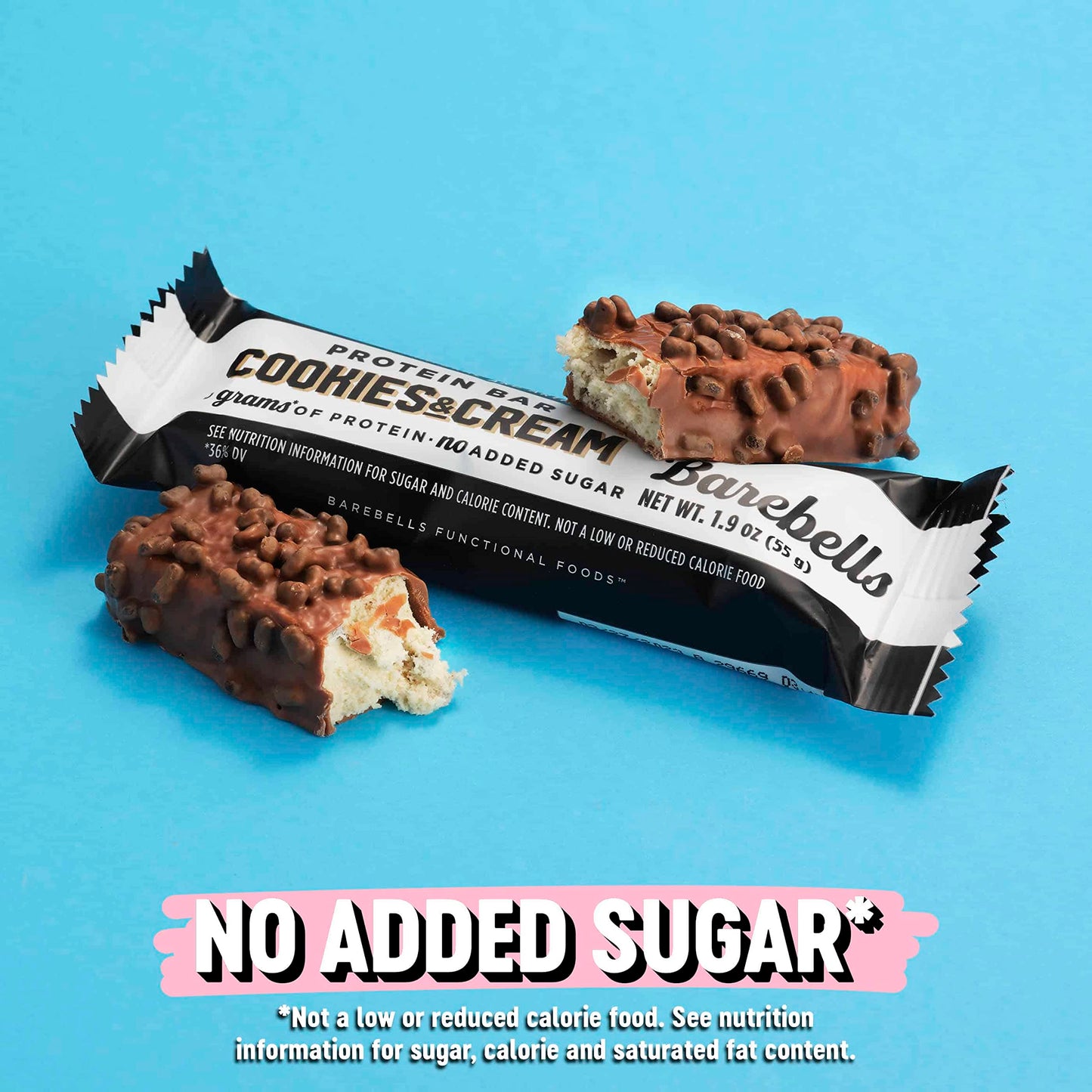 Barebells Protein Bars Cookies & Cream - 12 Count, 1.9oz Bars - Protein Snacks with 20g BAREBELLSUS supplements