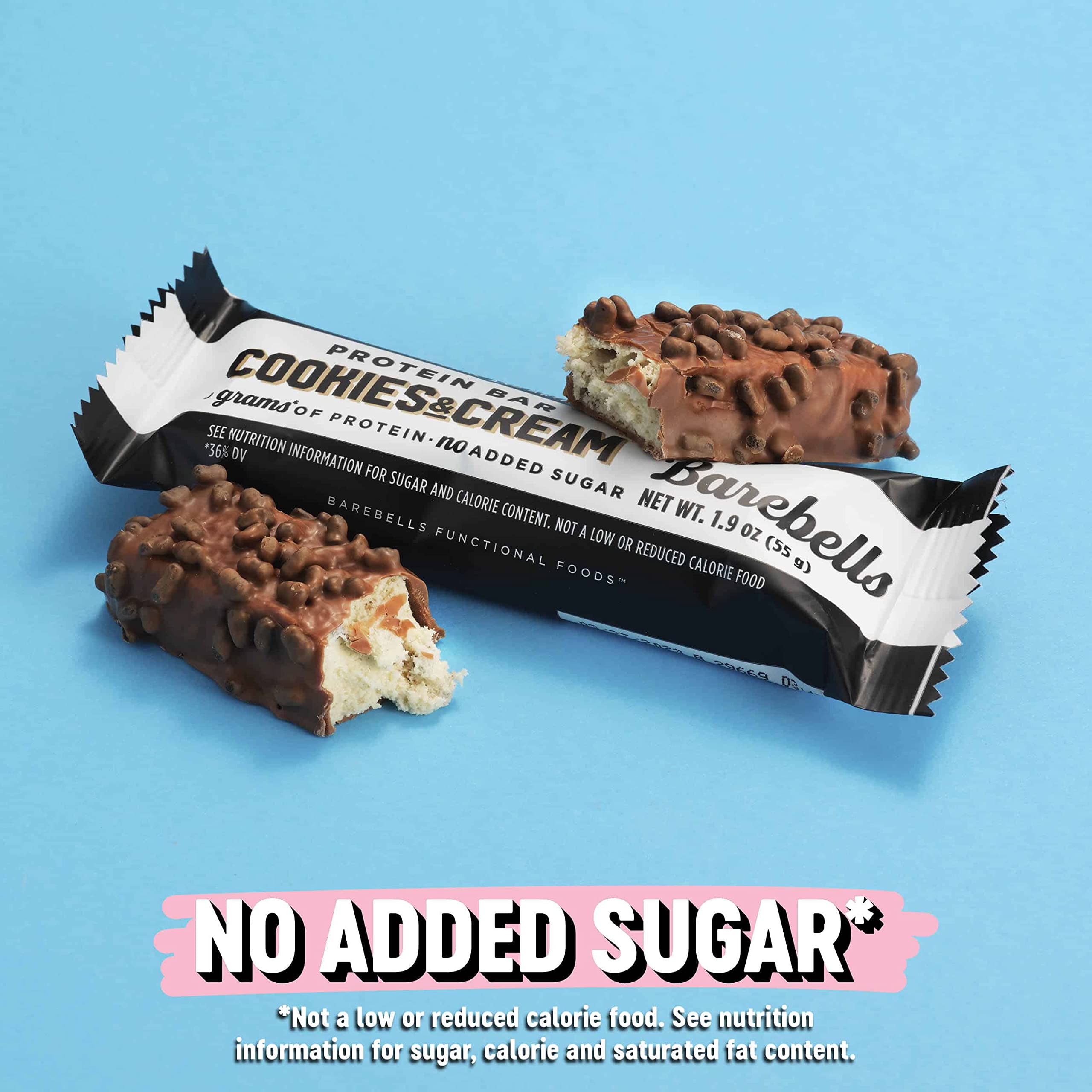Barebells Protein Bars Cookies & Cream - 12 Count, 1.9oz Bars - Protein Snacks with 20g BAREBELLSAu supplements