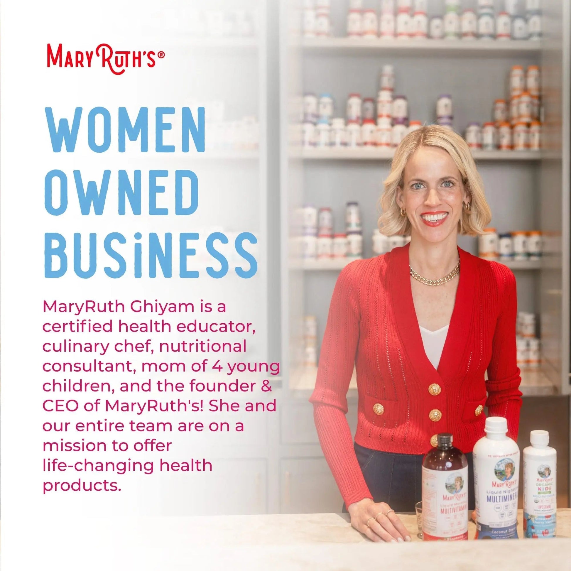 MaryRuth Organics Multivitamin for Women 40+, Womens Multivitamin Liposomal, Immune Support Supplement MaryRuth OrganicsAu supplements