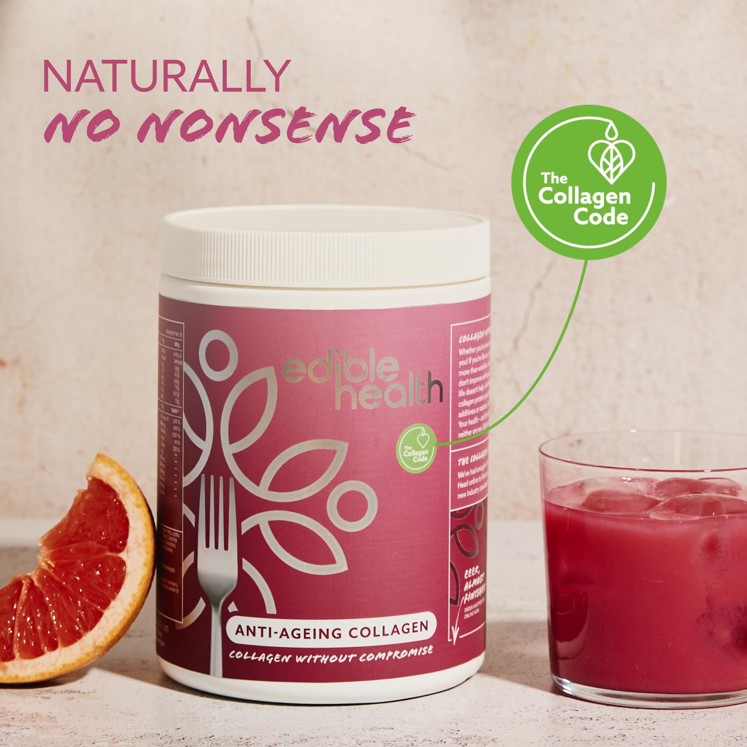 High Protein Edible Health Anti-Ageing Protein Powder, Regenerative Collagen Supplements Edible HealthAu supplements