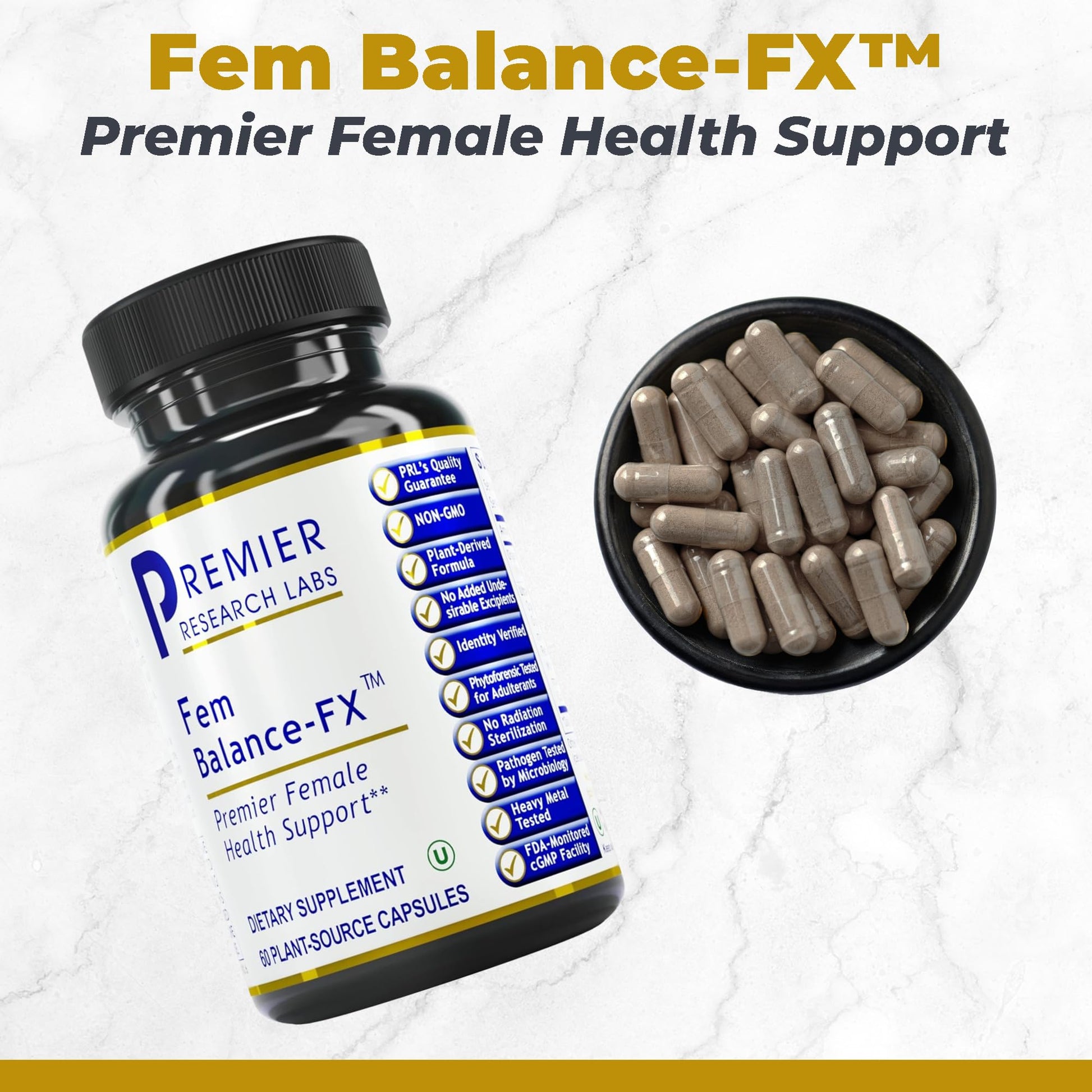 Premier Research Labs Fem Balance FX- Chasteberry Supplement for Women Hormone Balance Support, Chaste Tree Supplement w/Organic Chasteberry Extract, Natural Support for Women- 60 Vegetarian Capsules Premier Research LabsAu supplements