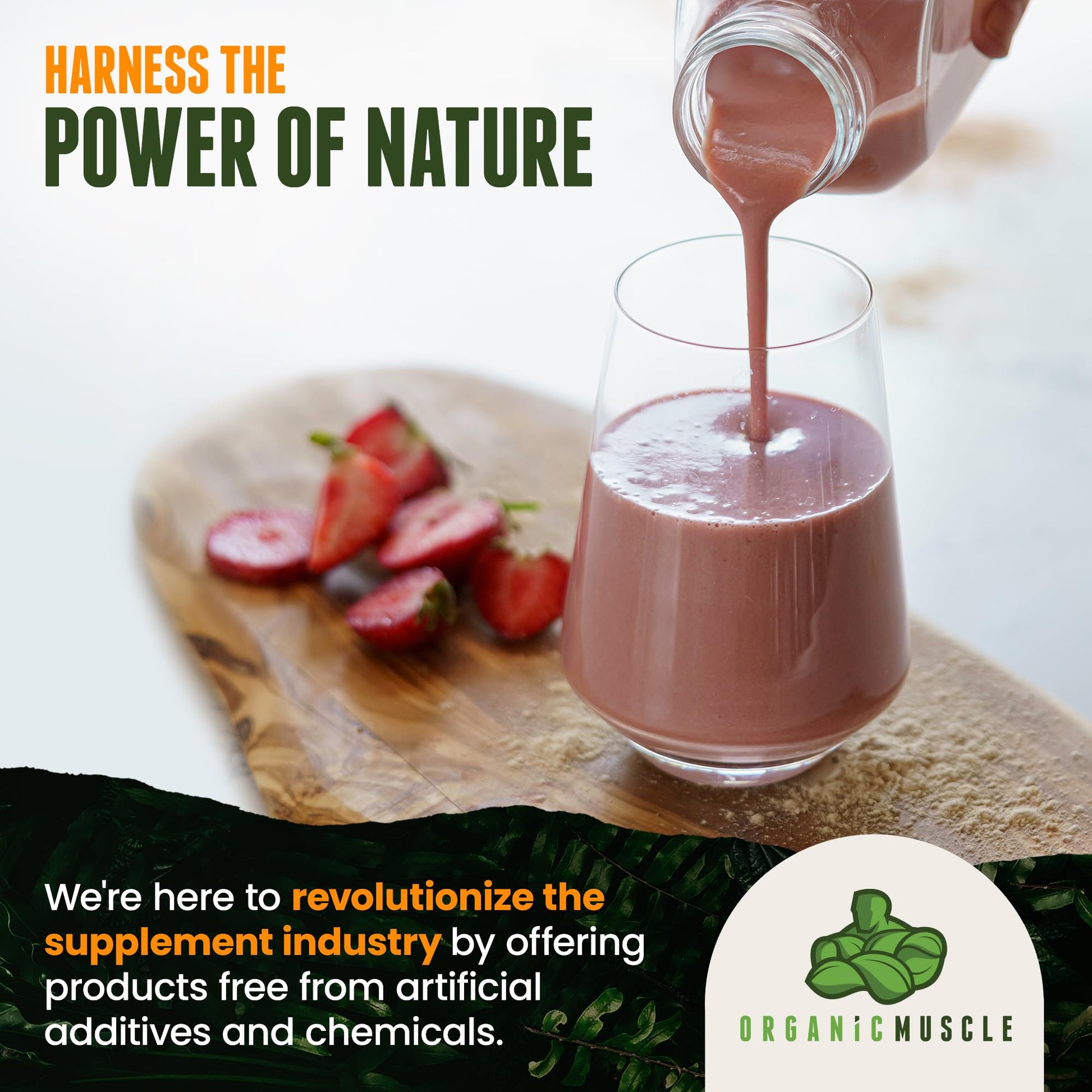 Organic Muscle Superfood Pre Workout Powder for Men & Women, Lemon Berry Organic MuscleAu supplements