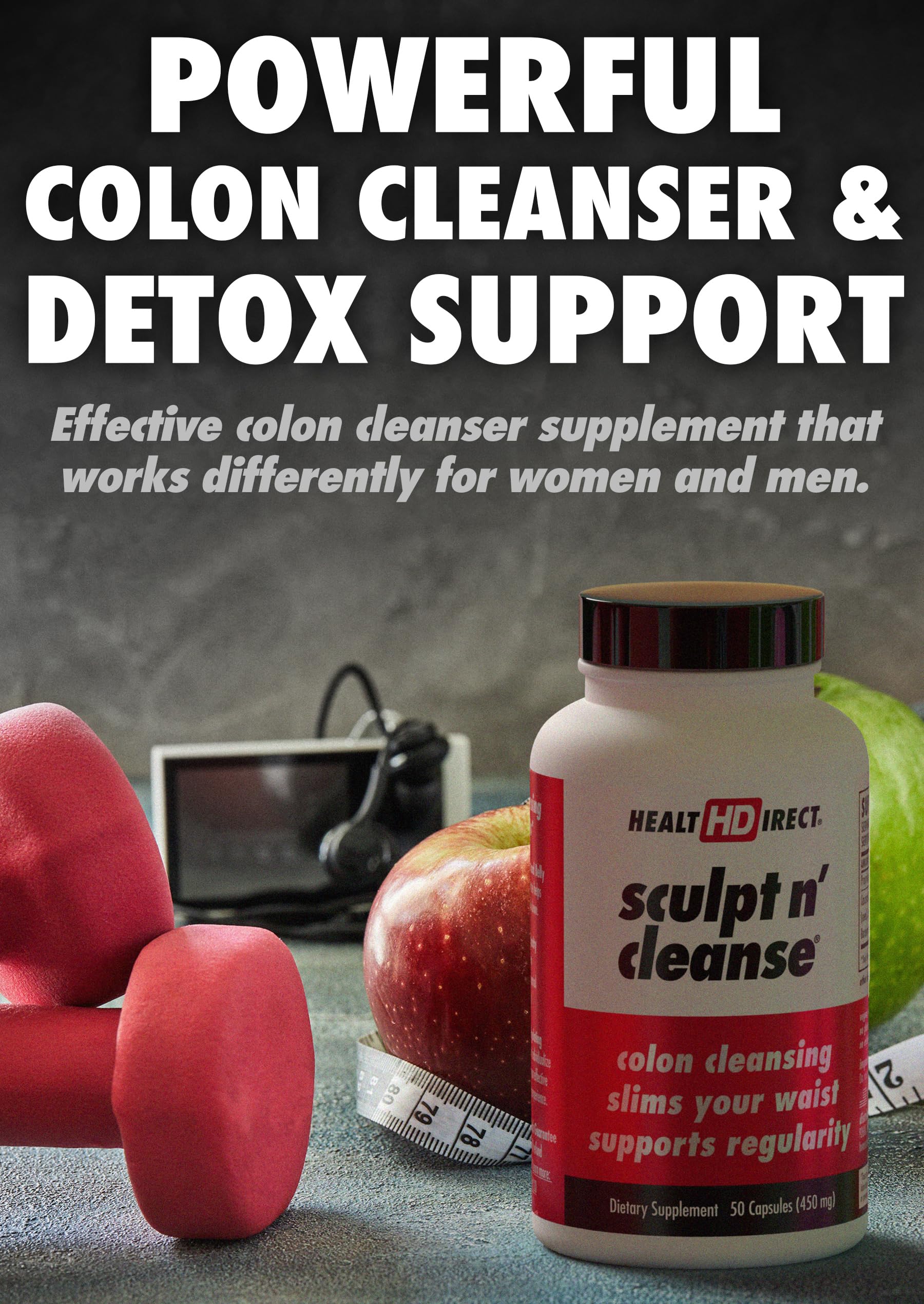 HEALTH DIRECT Sculpt n' Cleanse - Herbal Colon Cleanse for Digestive Health & Regularity HEALTH DIRECTUS supplements