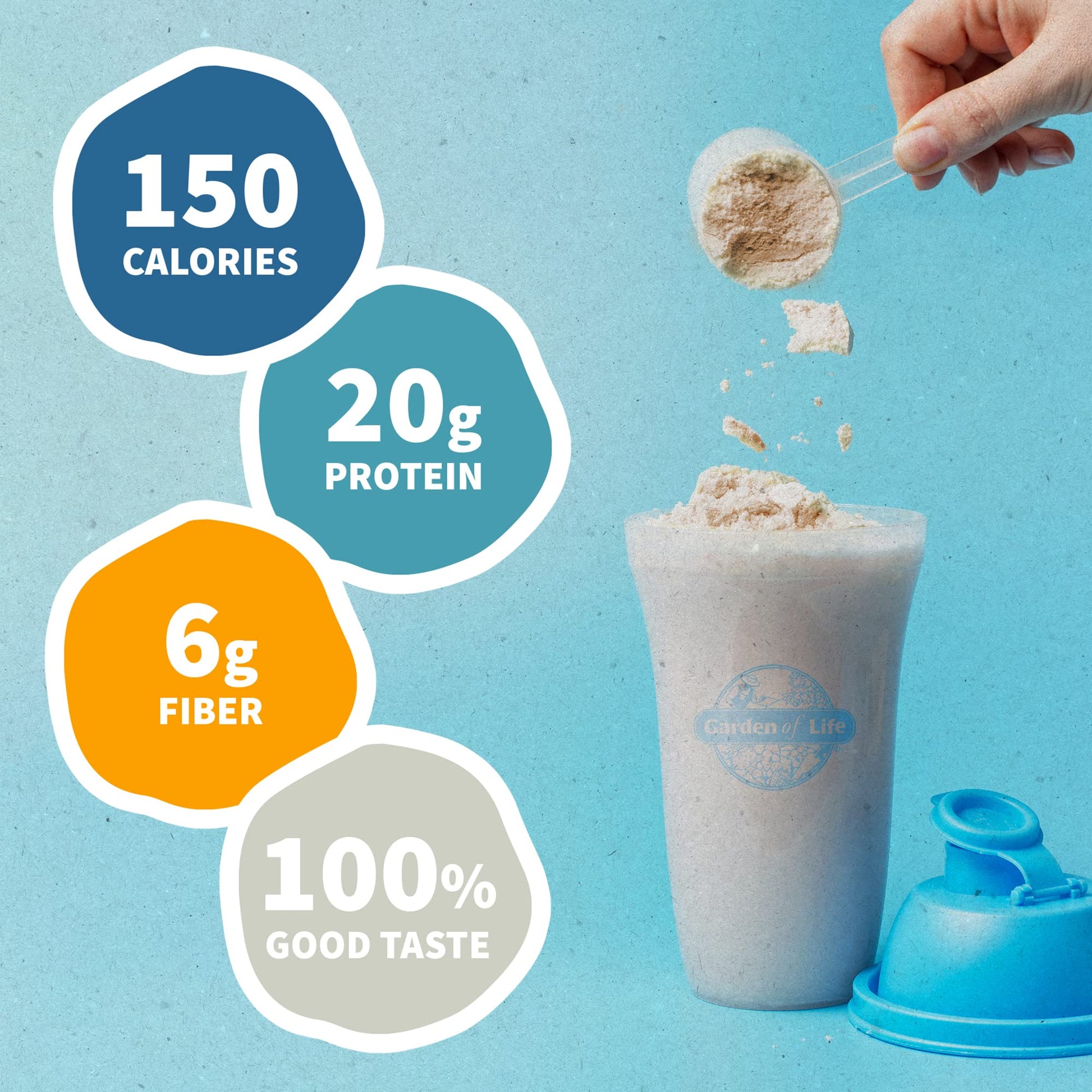 Garden of Life Vegan Protein Powder - Raw Organic Meal Replacement Shakes Garden of LifeUS supplements