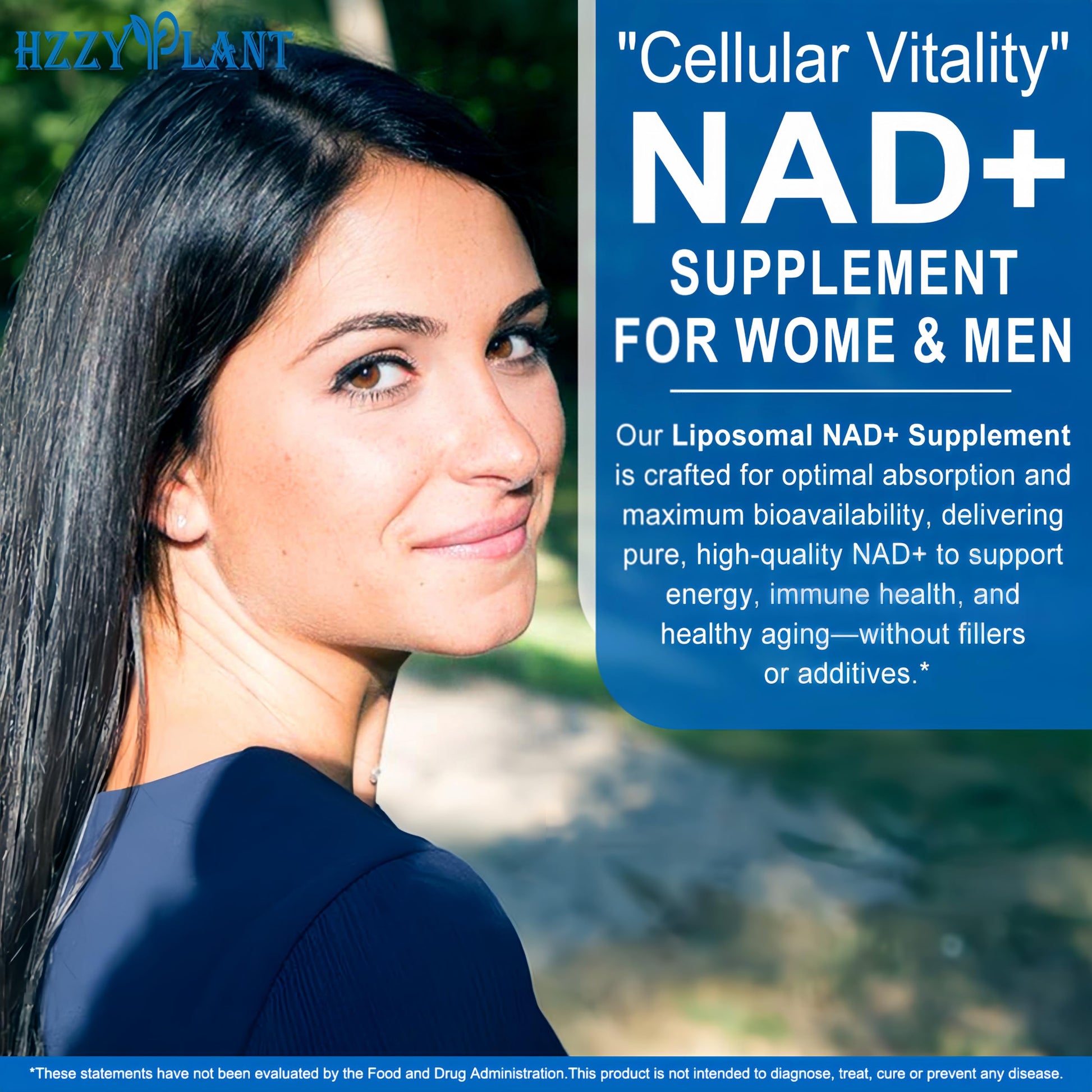 HZZYPLANT NAD+ Supplement, High Absorption NAD Supplements for Women for Cellular Energy Immune Focus Health, NAD Resveratrol Softgel Capsules, NAD Liquid Softgels Supplement, Non-GMO, 2 Month Supply HZZYPLANTAu supplements