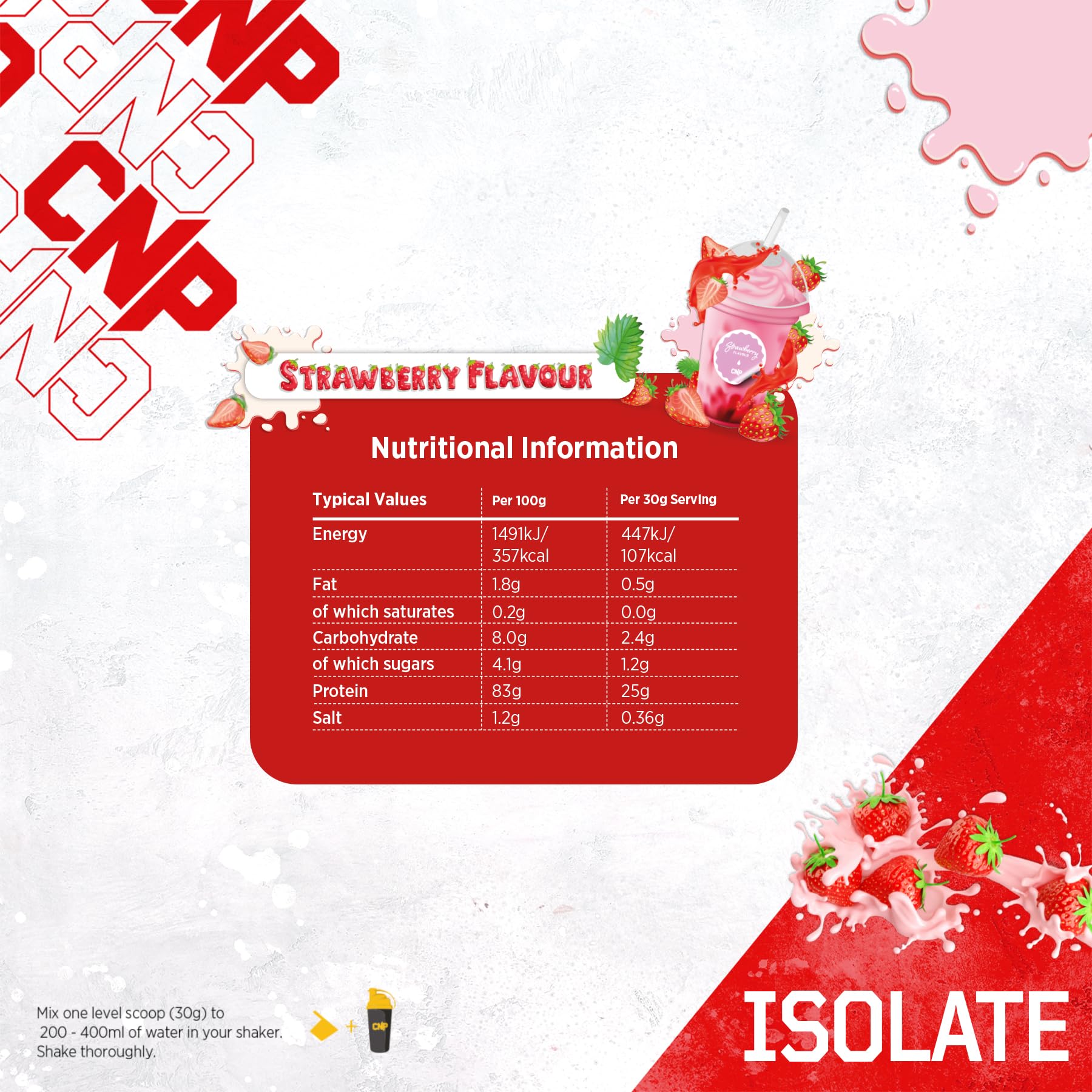 CNP Professional Isolate, Premium Whey Protein Isolate, 26g Protein, 1.6kg & 900g, 53/30 Servings CNP ProfessionalAu supplements