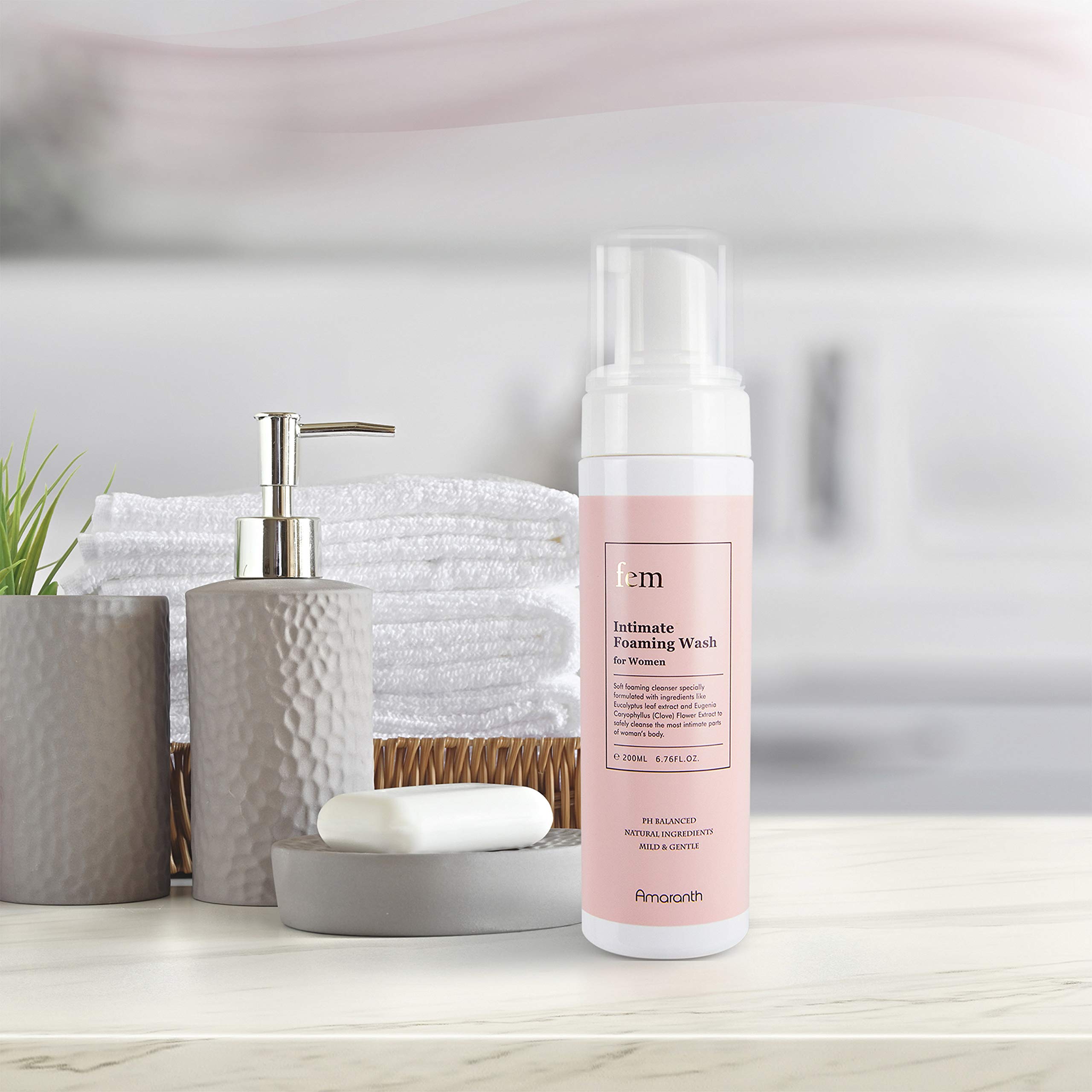 fem pH Balance Intimate Wash for Women, Feminine Wash for Sensitive Skin, Gentle Cleanser AmaranthAu supplements