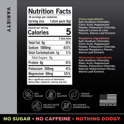 LMNT Zero Sugar Electrolytes - Variety Pack Bundle | Drink Mix | 54-Count Drink LMNTUS supplements