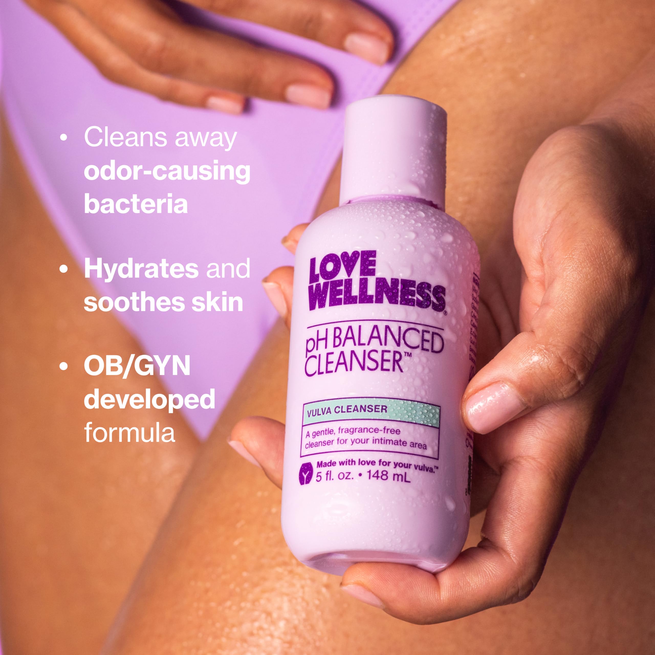 Love Wellness pH Balancing Cleanser | Feminine Vaginal Wash | Fragrance-Free | Vaginal Cleanser for Balanced pH, Intimate Health & Hygiene | Non-Irritating with Aloe Vera for Sensitive Skin | 5 Fl Oz Love WellnessUS supplements
