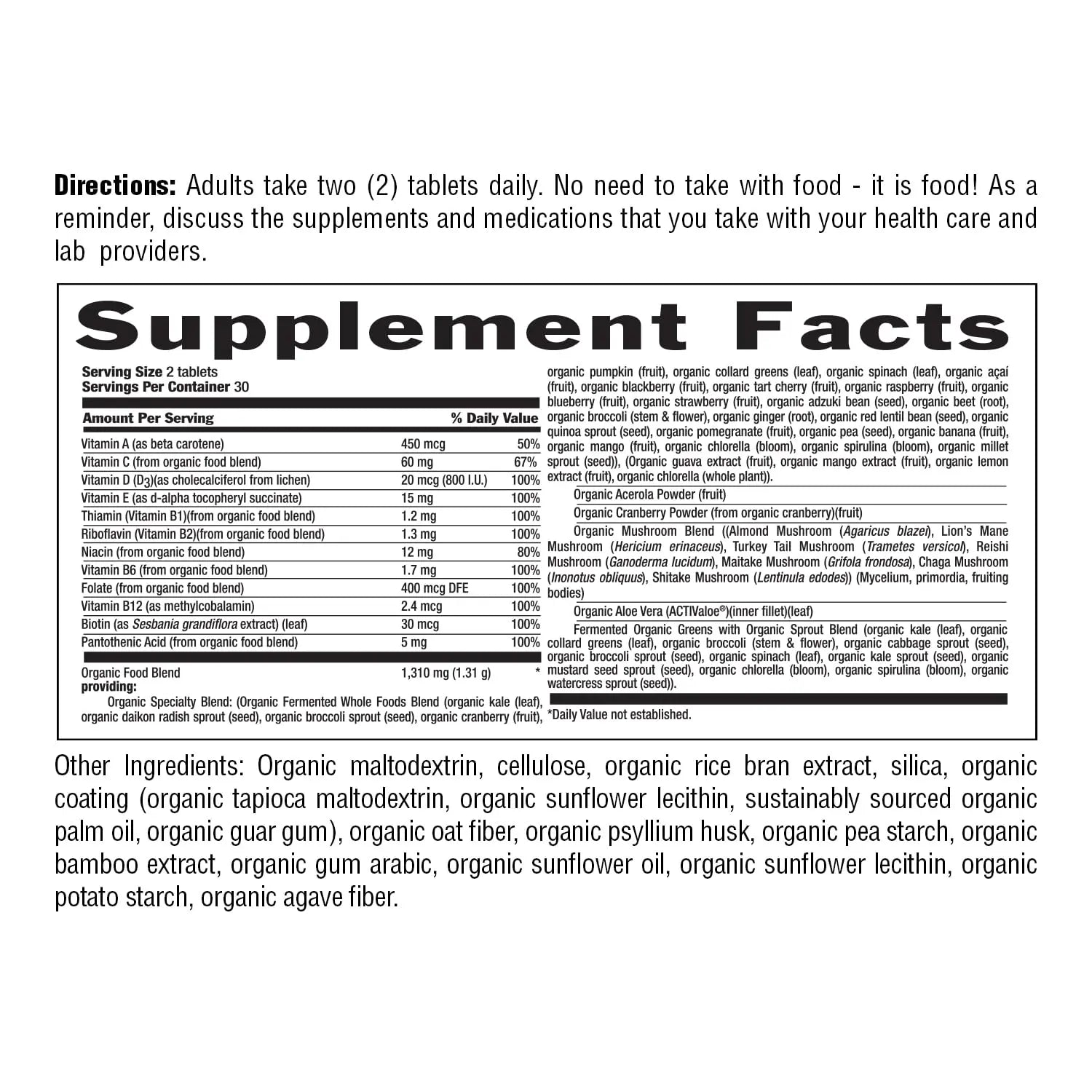 Country Life Realfood Organics Women’s Multivitamin – USDA Organic, Vegan, Gluten-Free – 1,300mg Fermented Whole Foods, Vitamins D, E, B, Folate & Biotin Country LifeAu supplements