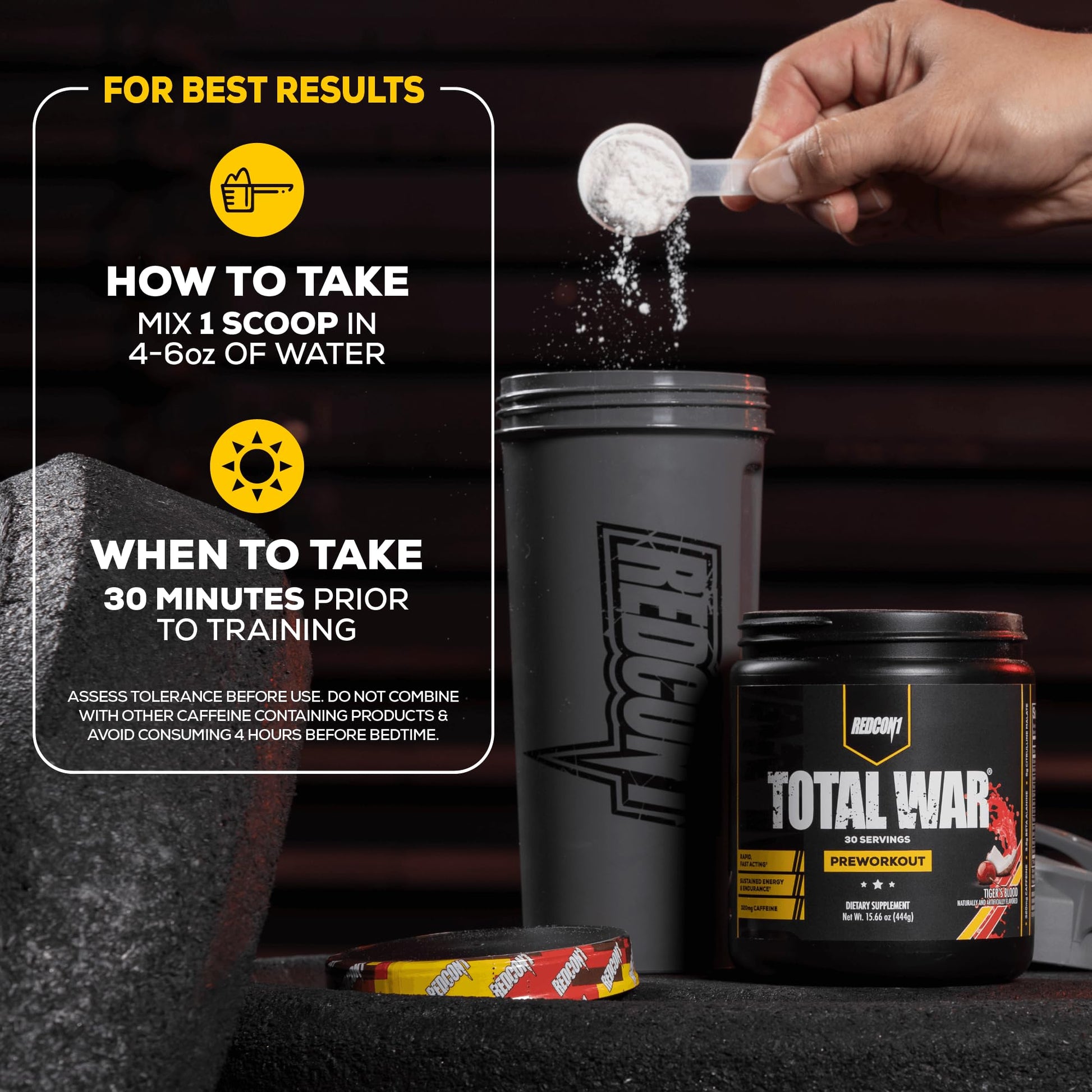 REDCON1 Total War Pre Workout Powder, Kiwi Lime - Beta Alanine + Citrulline Malate Keto REDCON1Au supplements